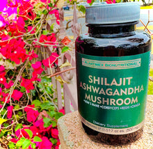 Load image into Gallery viewer, Shilajit Ashwagandha Mushroom 60 Capsules 500 mg