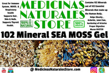 Load image into Gallery viewer, 102 Mineral Sea Moss with Bladdewrack &amp; Burdock Root Vegan Capsules
