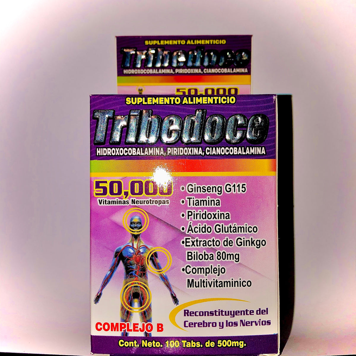 Tribedoce 50,000 B COMPLEX 100 Tabletas Medicinas Naturales Store