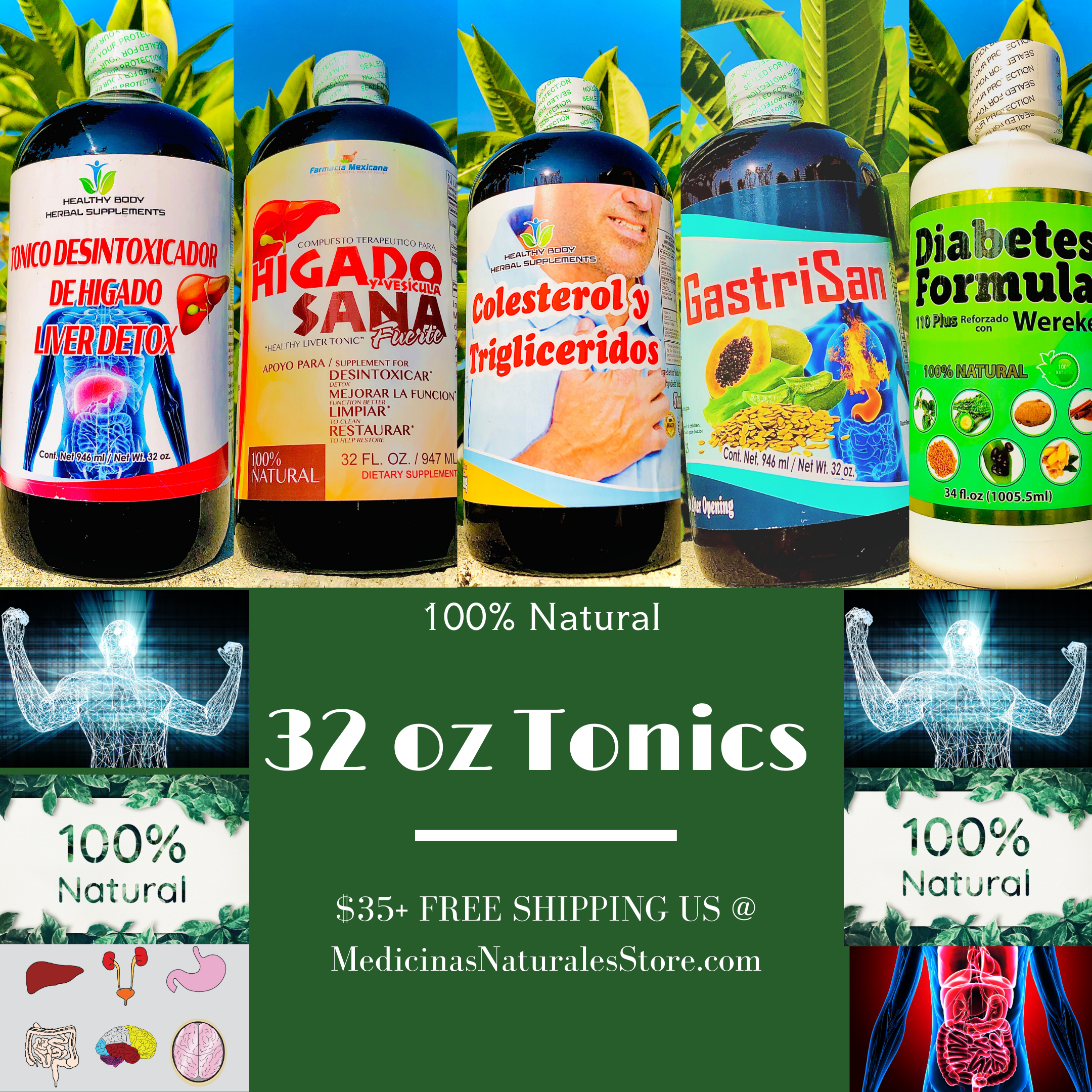 Herbal Tonics & Tinctures