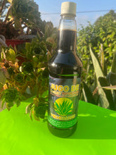 Load image into Gallery viewer, Jugo de Maguey Reforzado con Diente de León y 8 plantas Más, 1 Litro Orgánico, Vegano, 100% Artesanal
