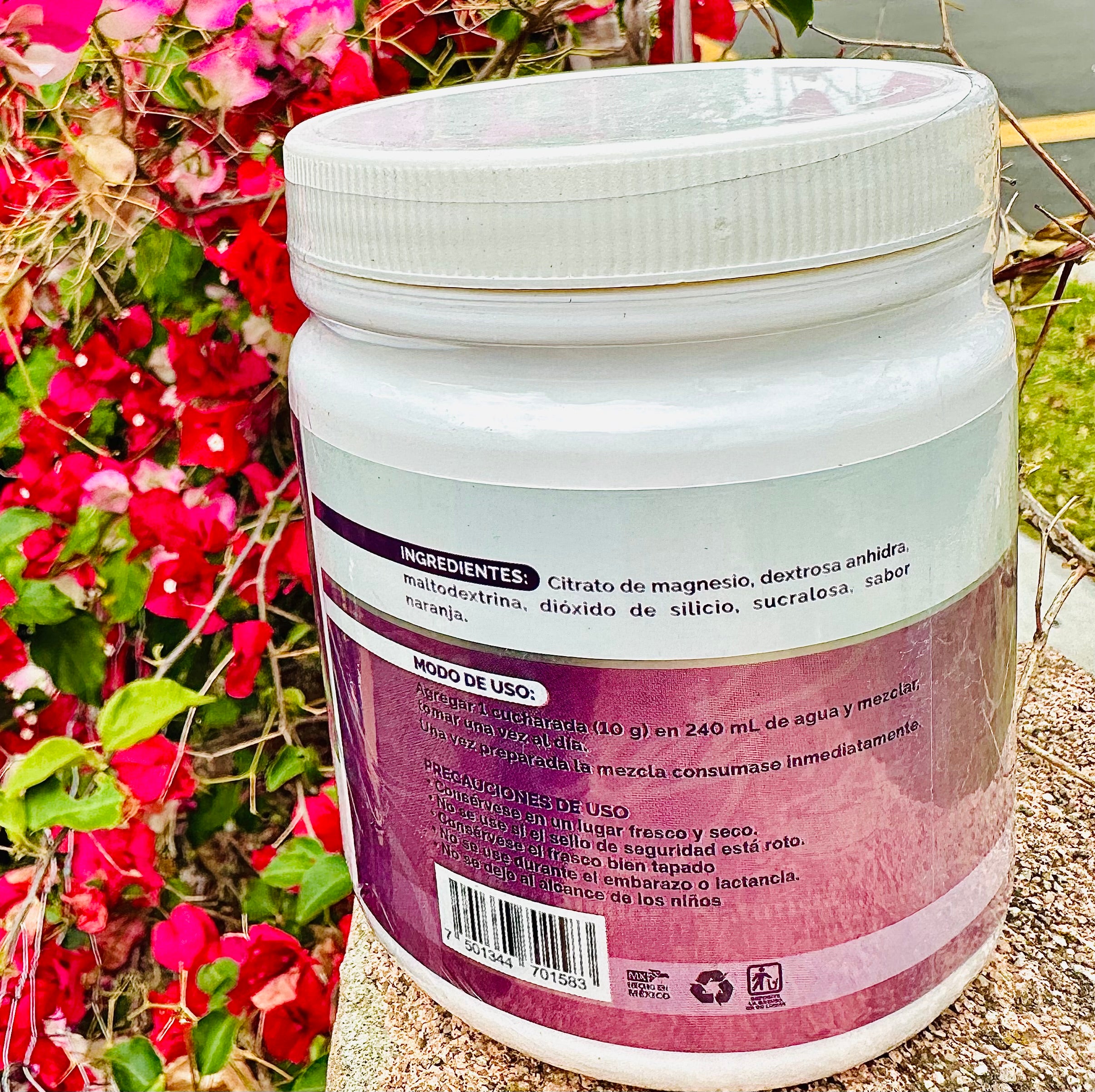 Polvo De Citrato De Magnesio 300 g