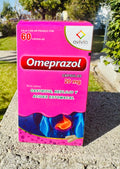 Omeprazol 60 Cápsulas 20mg Grastritis, Reflujo y Acidez Estomagal