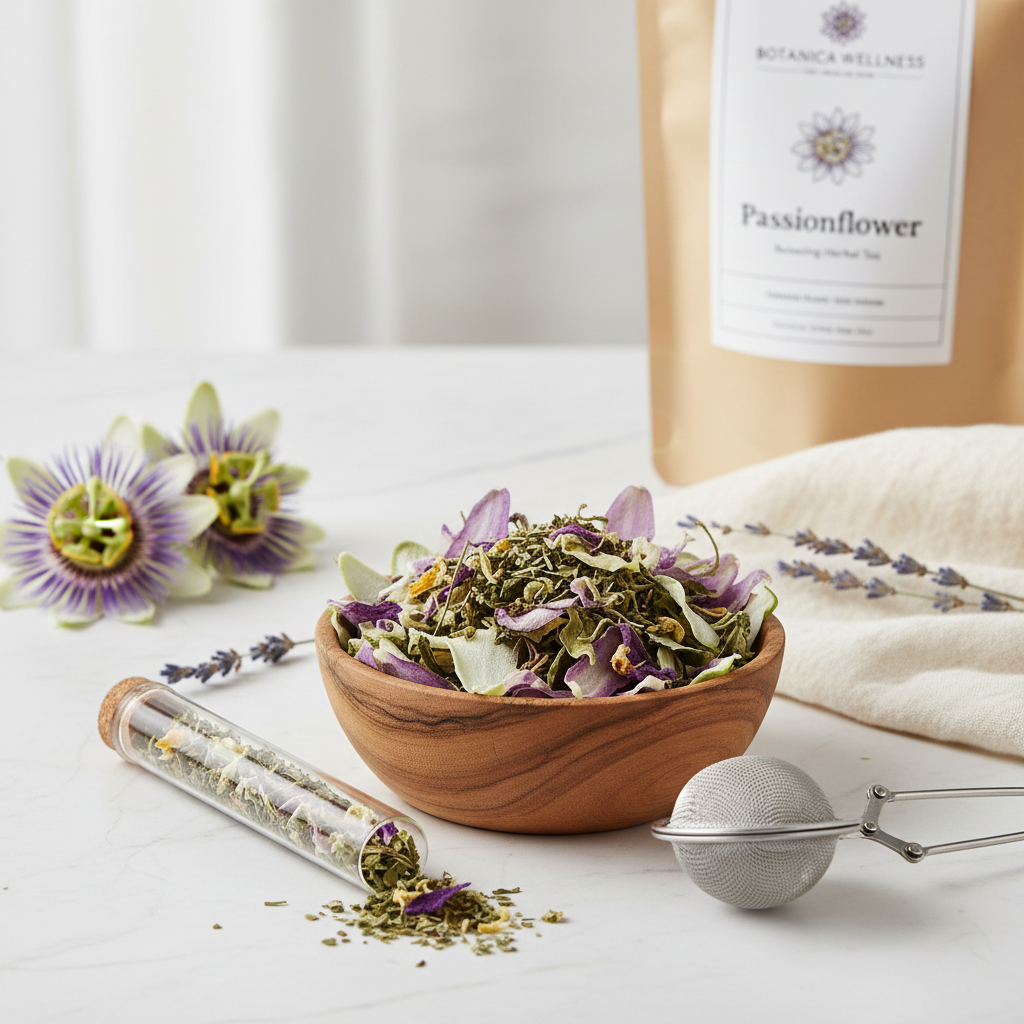 Dried Passionflower Herb (Passiflora incarnata) - Premium Bulk Botanical