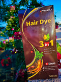 MEIDU Golden Brown Hair Dye 3 in 1 Shampoo