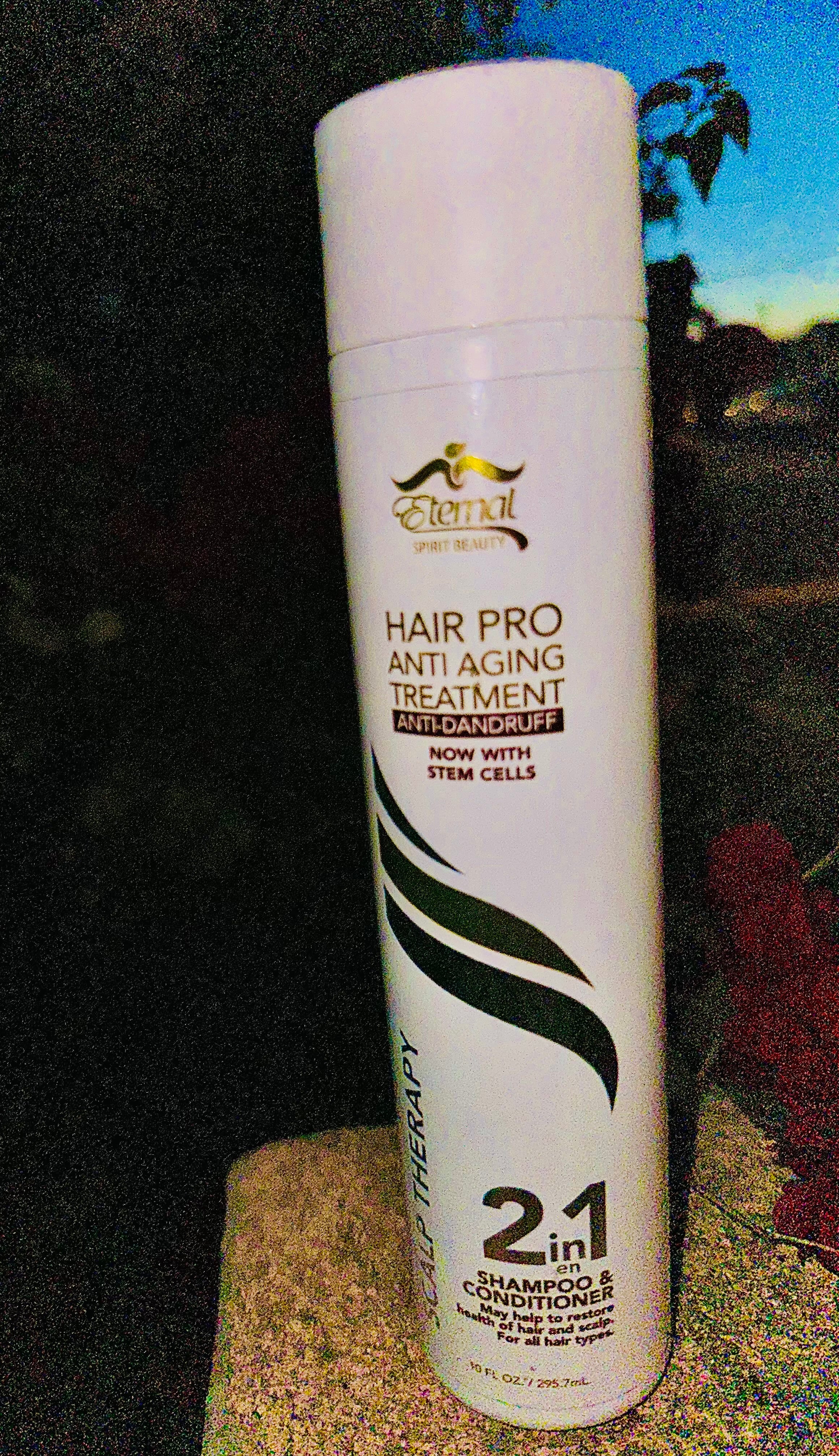 2 in 1 Hair Pro Anti Aging Treatment (ANTI-DANDRUFF) with STEM CELLS Shampoo & Conditioner Eternal