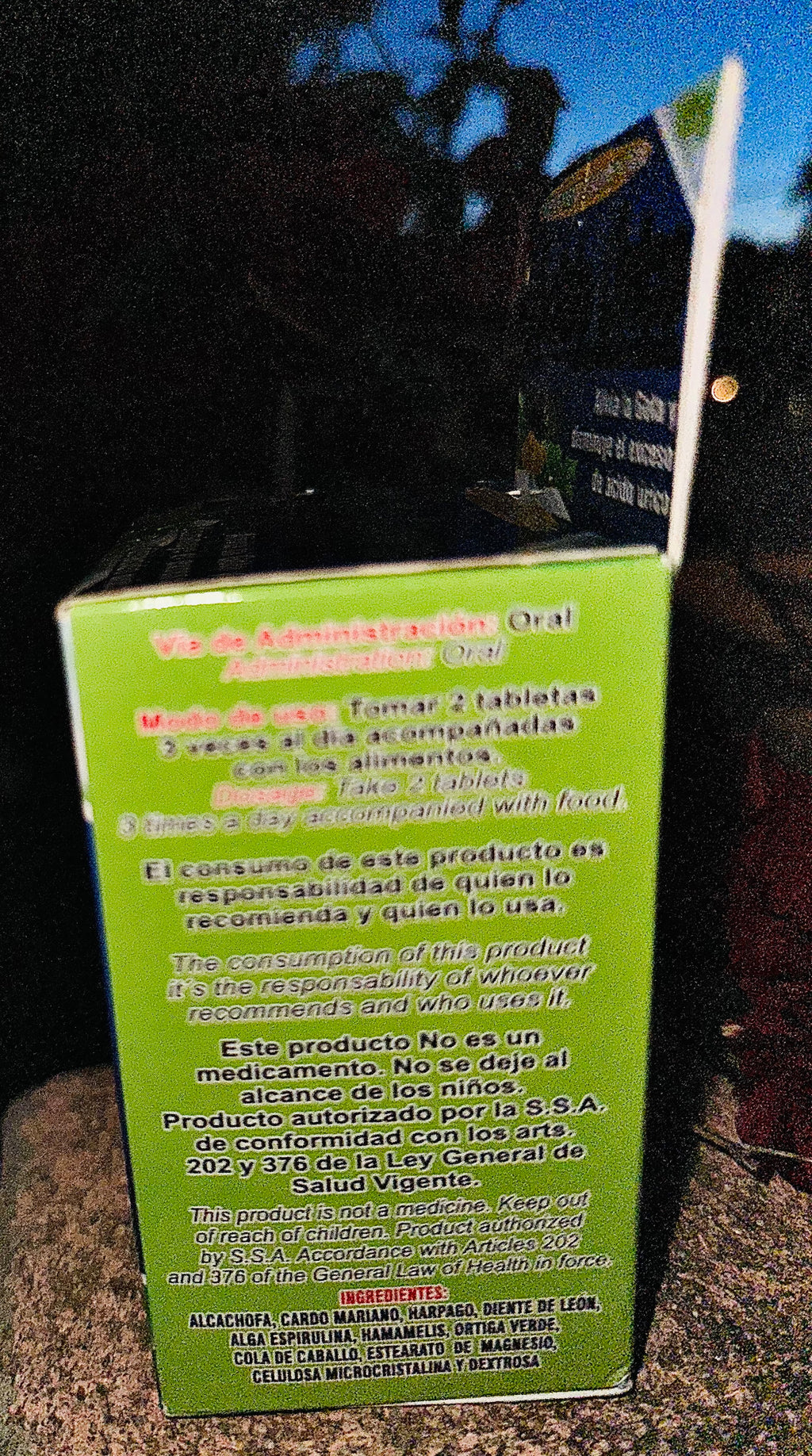 Ácido Úrico 100 Tabletas de 500 mg