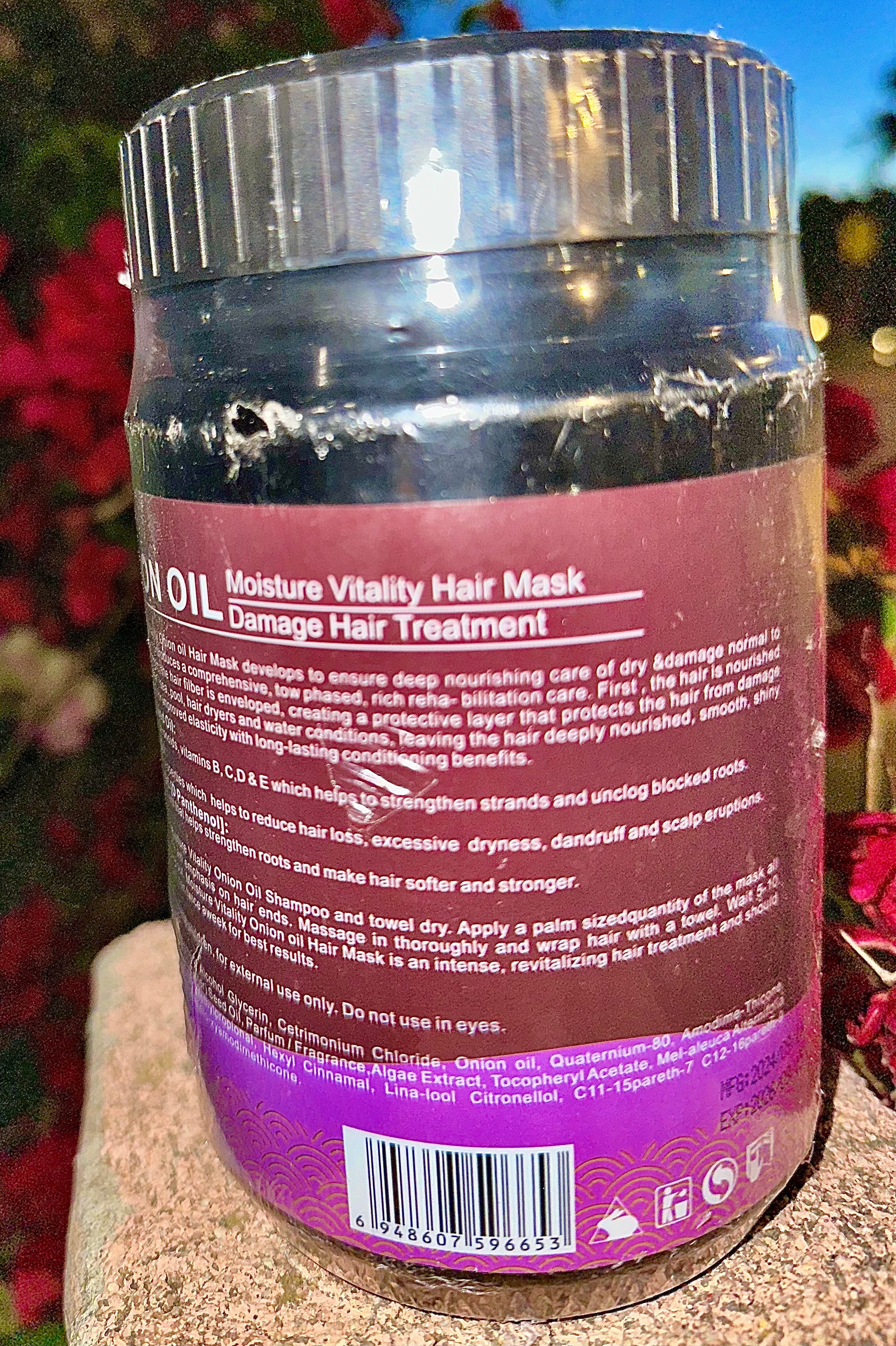 RED ONION BLACK SEED OIL HAIR MASK 33.8 fl oz. (1,000ml) MOKERU
