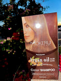 MOKERU Blonde Brown 07 Argan Oil Hair Dye Color Shampoo 500ml
