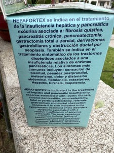 HEPAFORTEX Hígado y Páncreas 100 Tabs. de 500 mg
