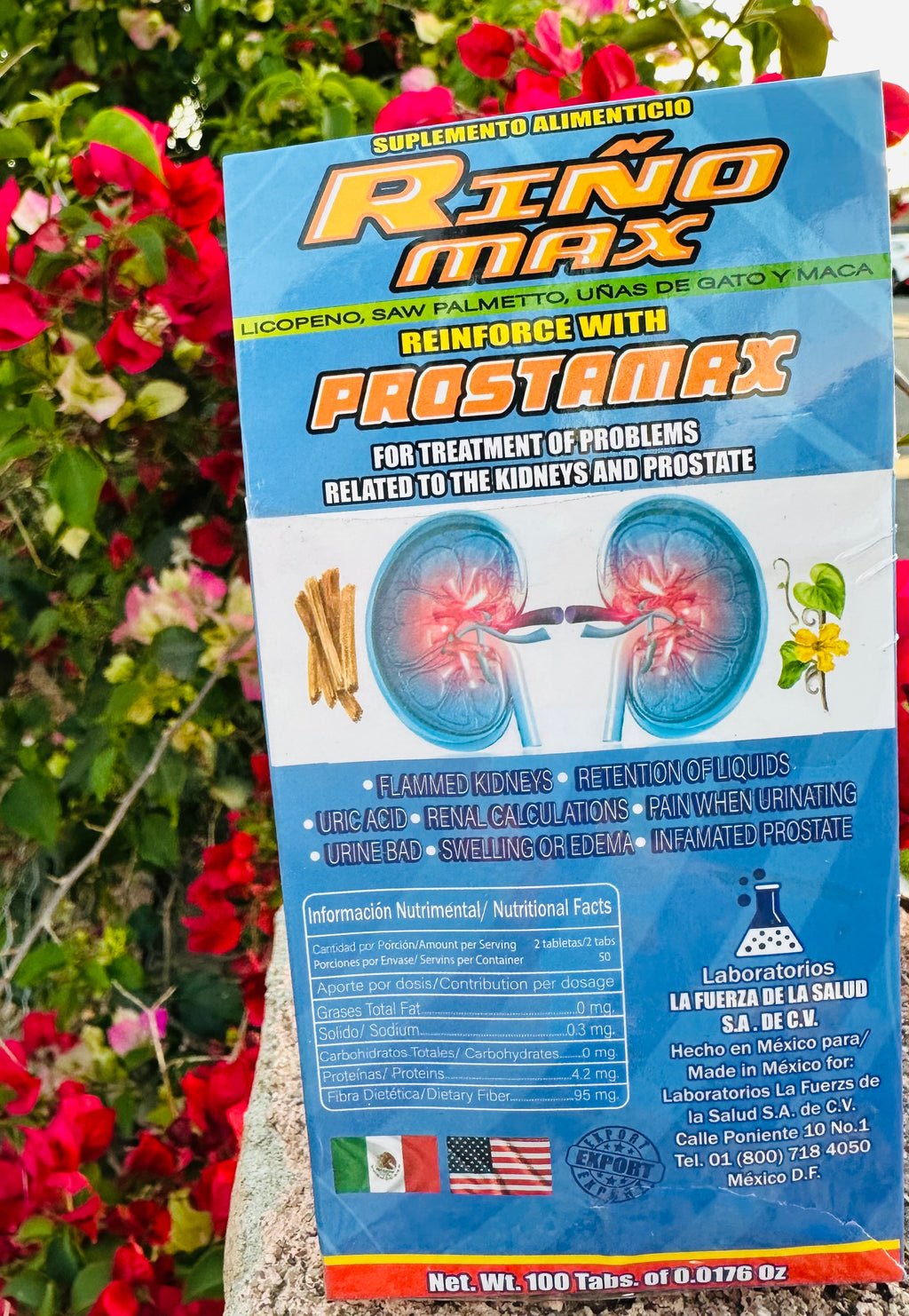 RiñoMax Reforzado con Prostamax 100 Tabs.