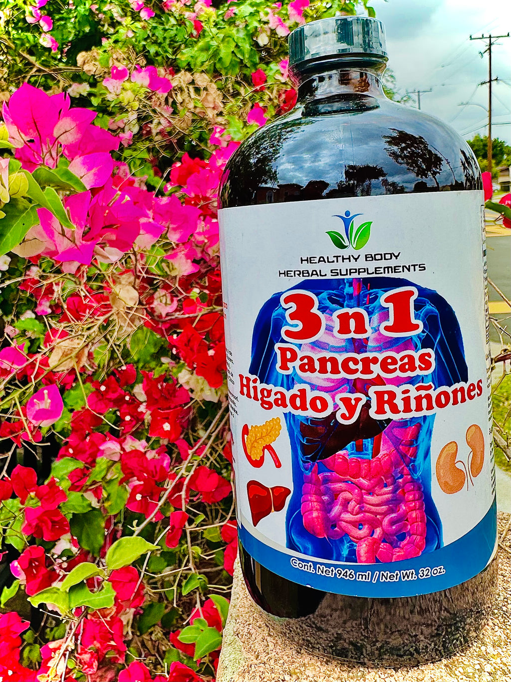 3 n 1 Pancreas Hígado y Riñones 32 oz