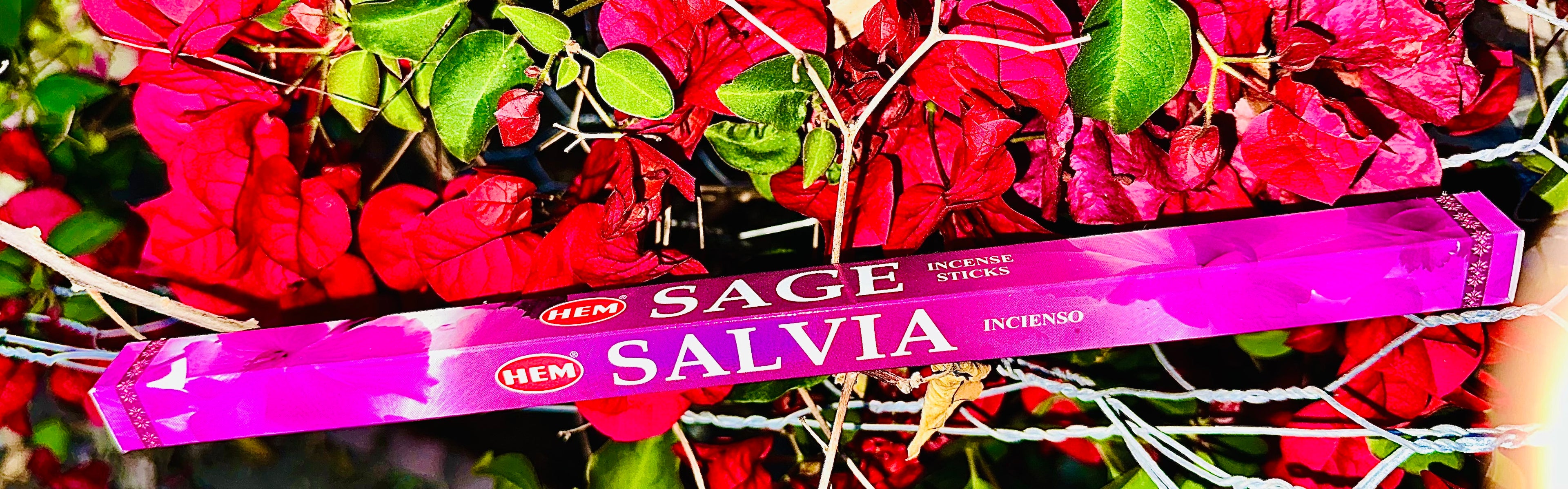 HEM Sage Incense Sticks - 100% Original Salvia Incienso for Energy Cleansing & Meditation 🧘‍♀️