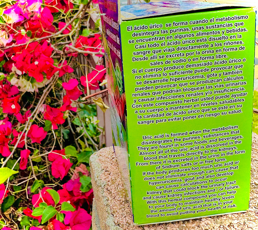 Ácido Úrico 100 Tabletas de 500 mg