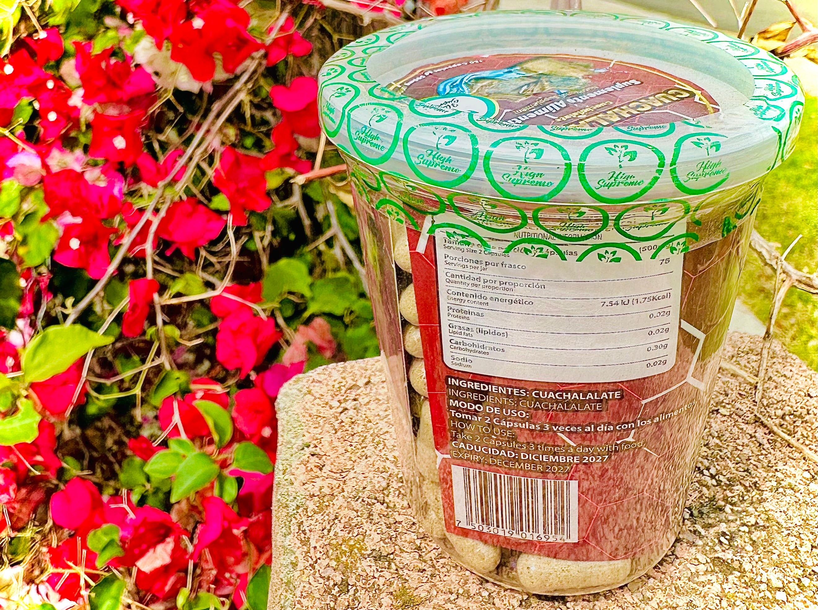 Cuachalalate 150 Cápsulas de 500 mg