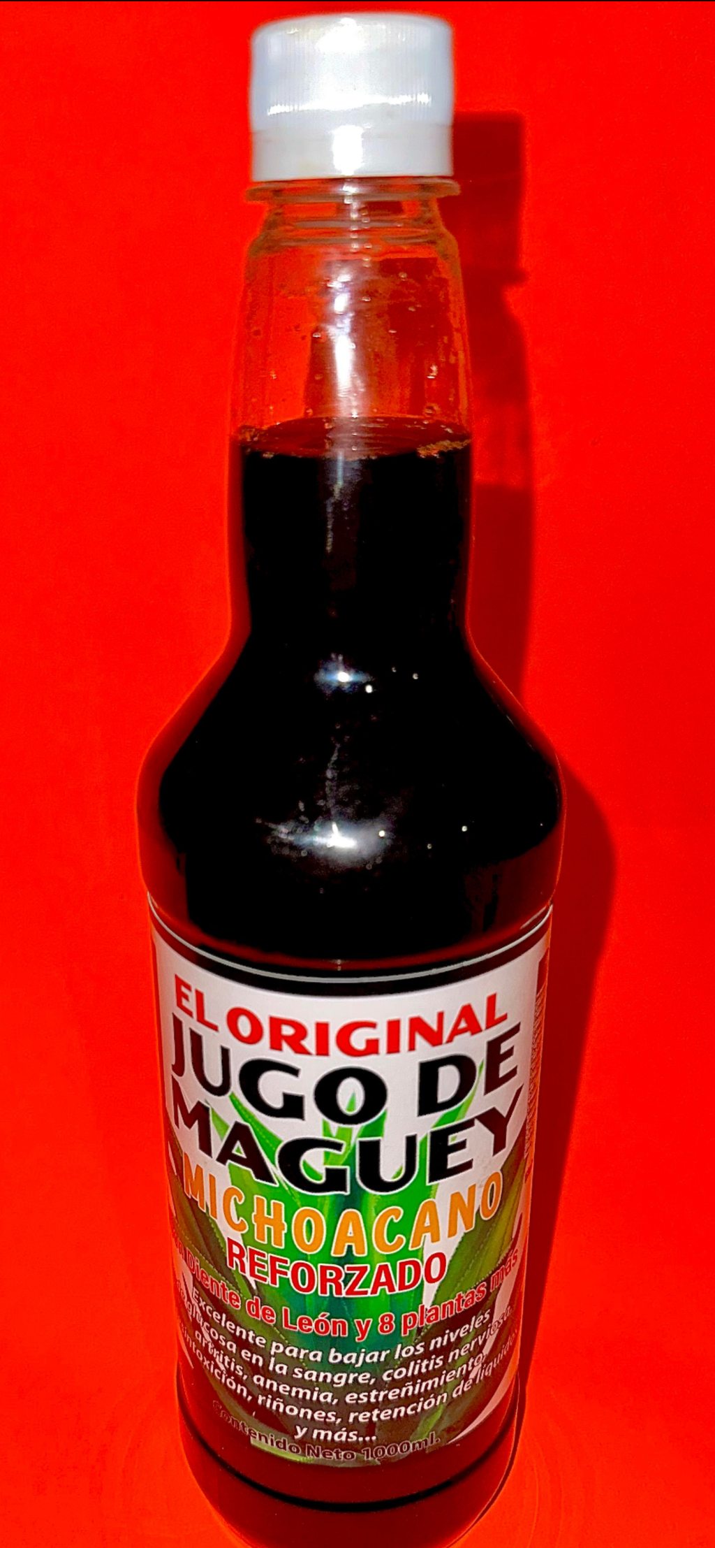 El Original Jugo De Maguey Michoacáno Reforzado con Diente de León y 8 Plantas Más 1,000ml