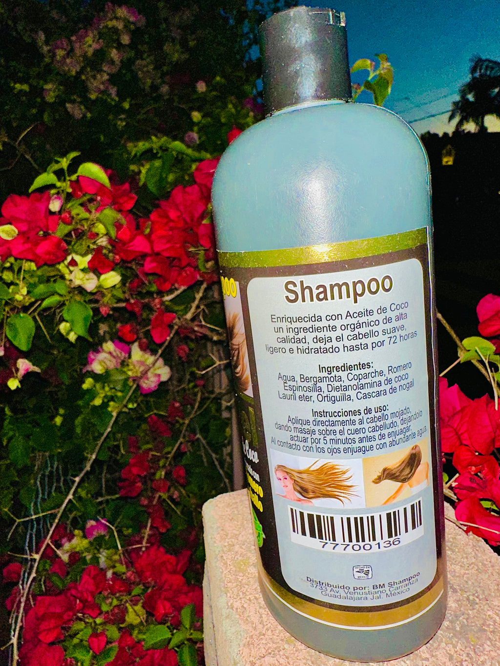 Rapunzel Shampoo con Aceite de Coco, Romero, y Cola de Caballo 32 oz