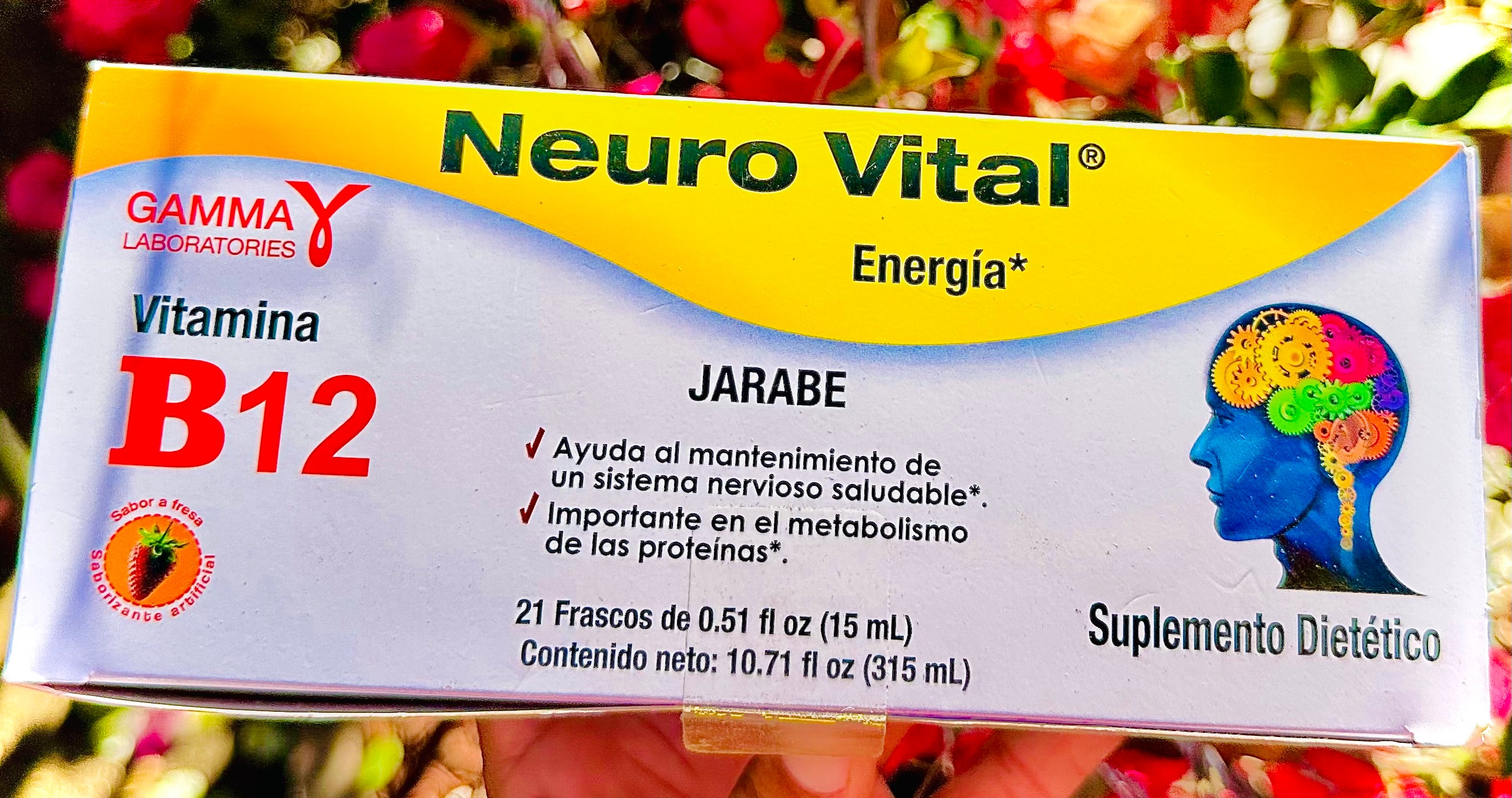 Neuro Vital Energía Jarabe 21 Frascos de 15 ml Energy Supplement