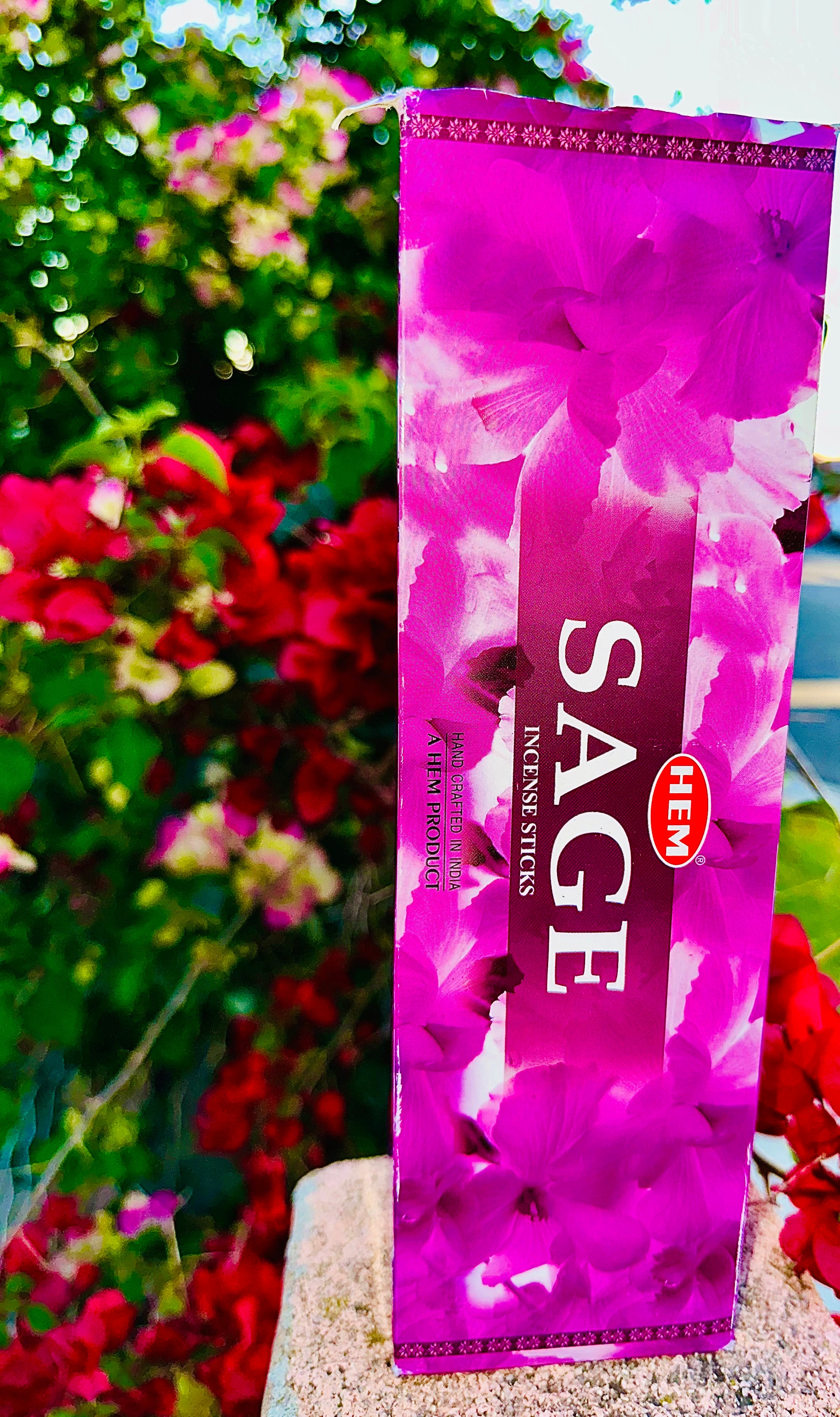 HEM Sage Incense Sticks - 100% Original Salvia Incienso for Energy Cleansing & Meditation 🧘‍♀️