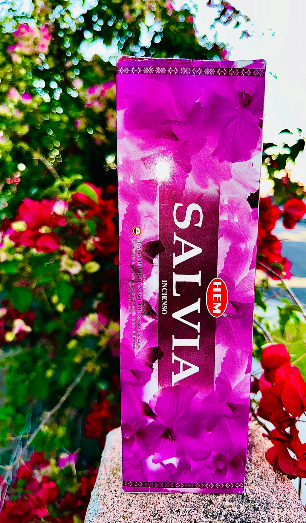 HEM Sage Incense Sticks - 100% Original Salvia Incienso for Energy Cleansing & Meditation 🧘‍♀️