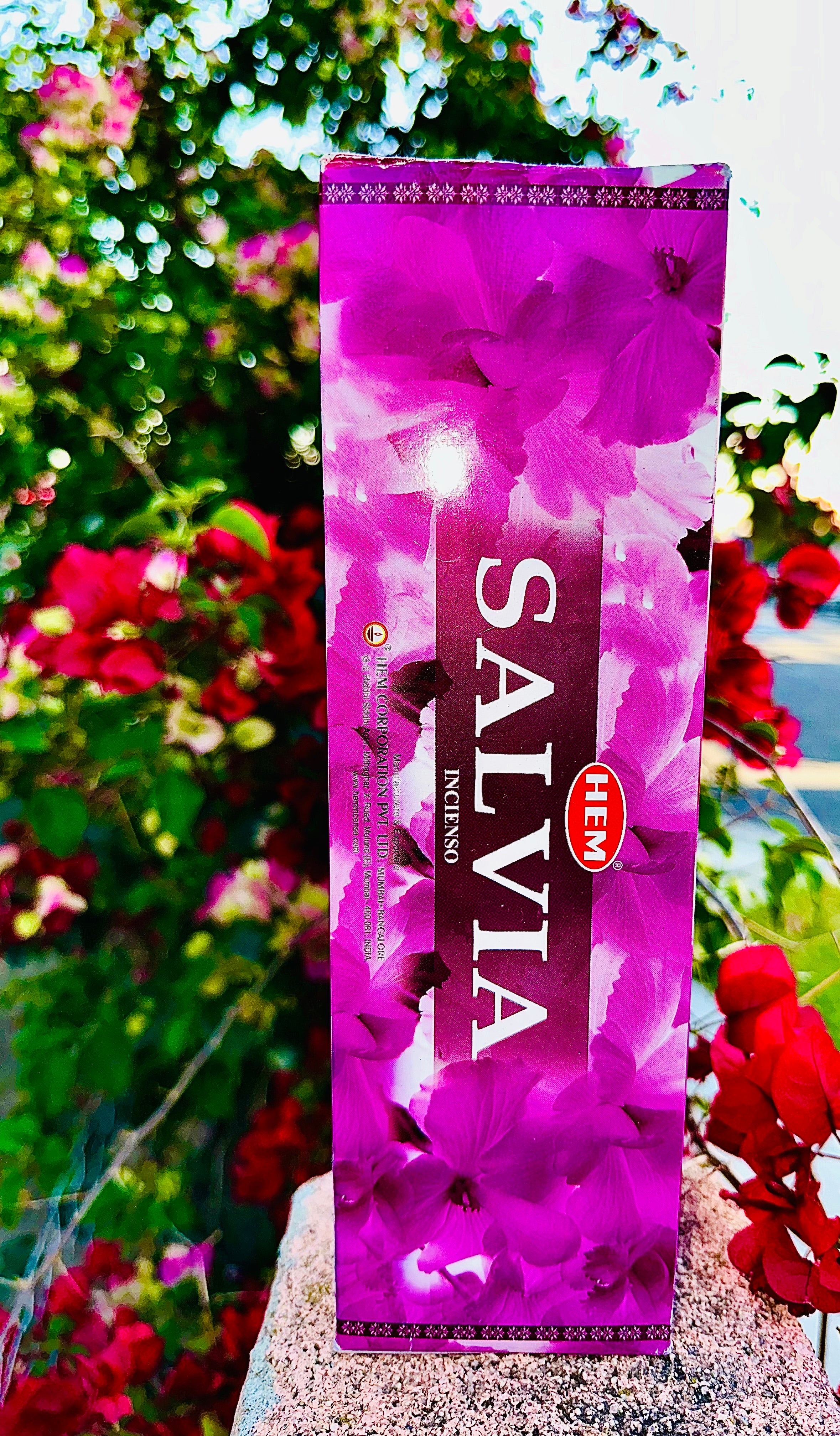 HEM Sage Incense Sticks - 100% Original Salvia Incienso for Energy Cleansing & Meditation 🧘‍♀️