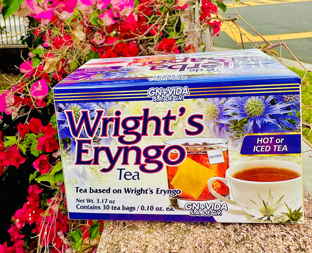 Té de Hierba del Sapo | Wright’s Eryngo Tea 30 tea bags 0.10oz each 3.17 oz (90g 30 sobres de 3G)