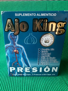 Ajo King Presion 2 frascos con 30 Cápsulas cada uno