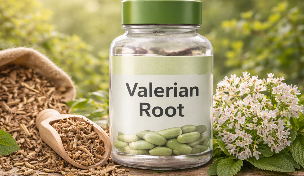 Valerian Root Vegan Capsules – Natural Calm & Restful Sleep Support