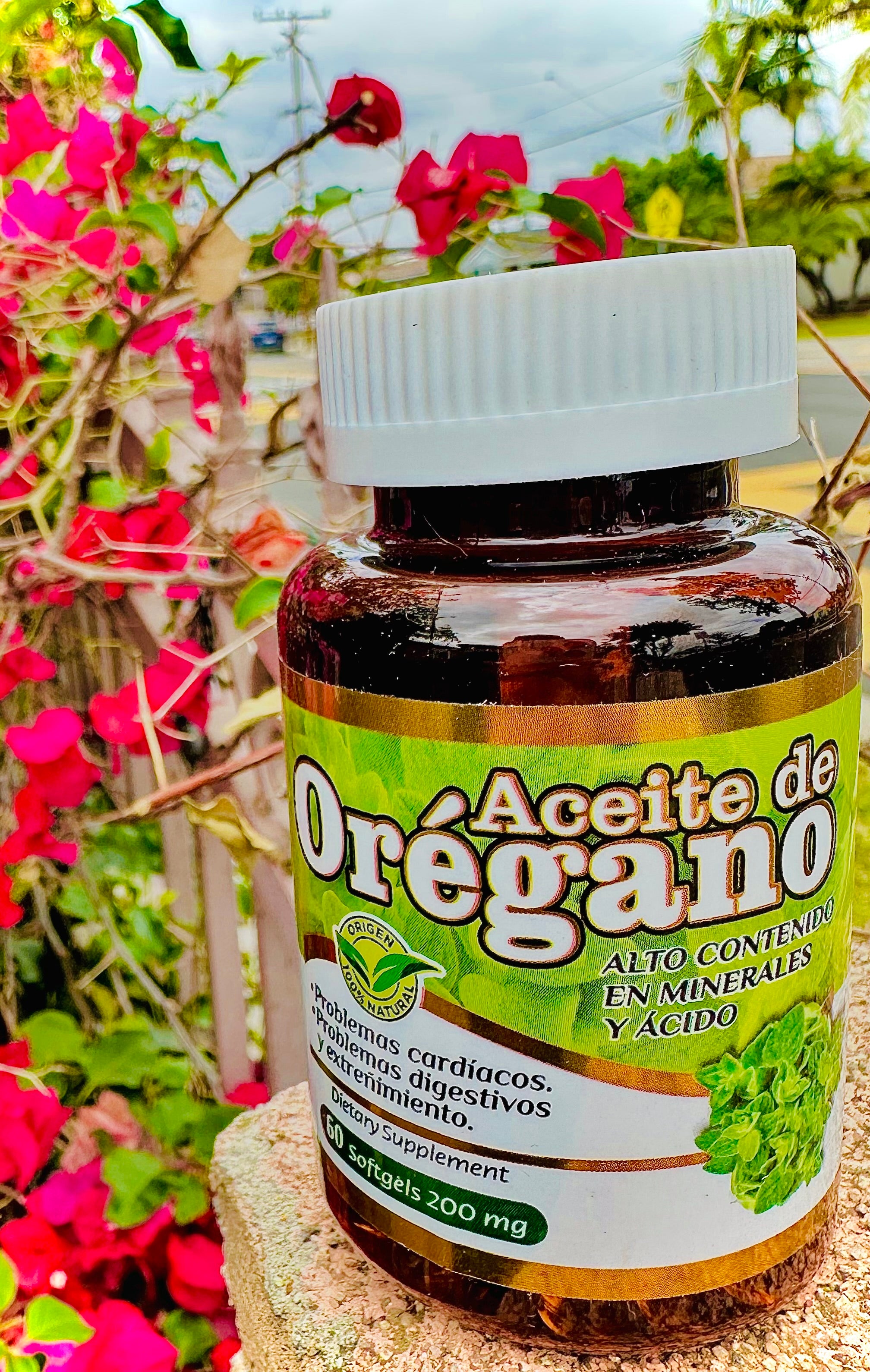 Aceite de Orégano 60 softgels 200 mg