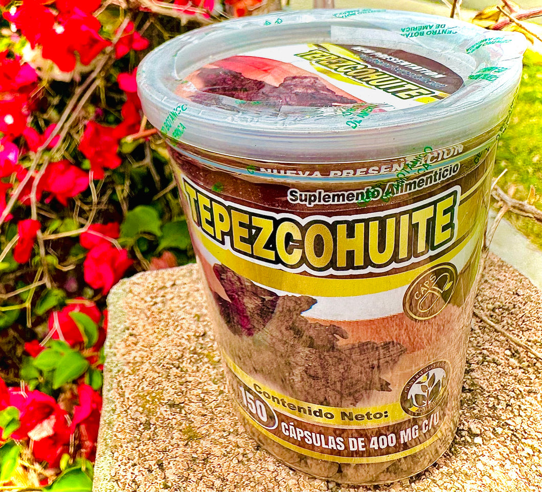 Tepezcohuite 150 Cápsulas de 400 mg