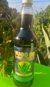 Jugo de Maguey Reforzado con Diente de León y 8 plantas Más, 1 Litro Orgánico, Vegano, 100% Artesanal