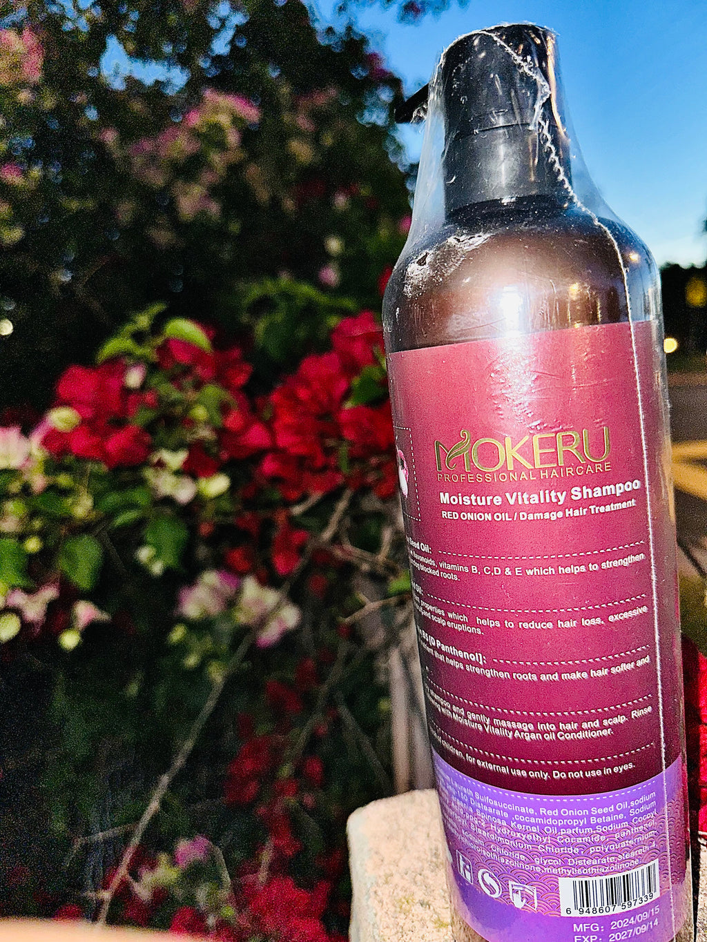 Red Onion Black Seed Oil & Pro-Vitamin B5 Mokeru Shampoo 900ml