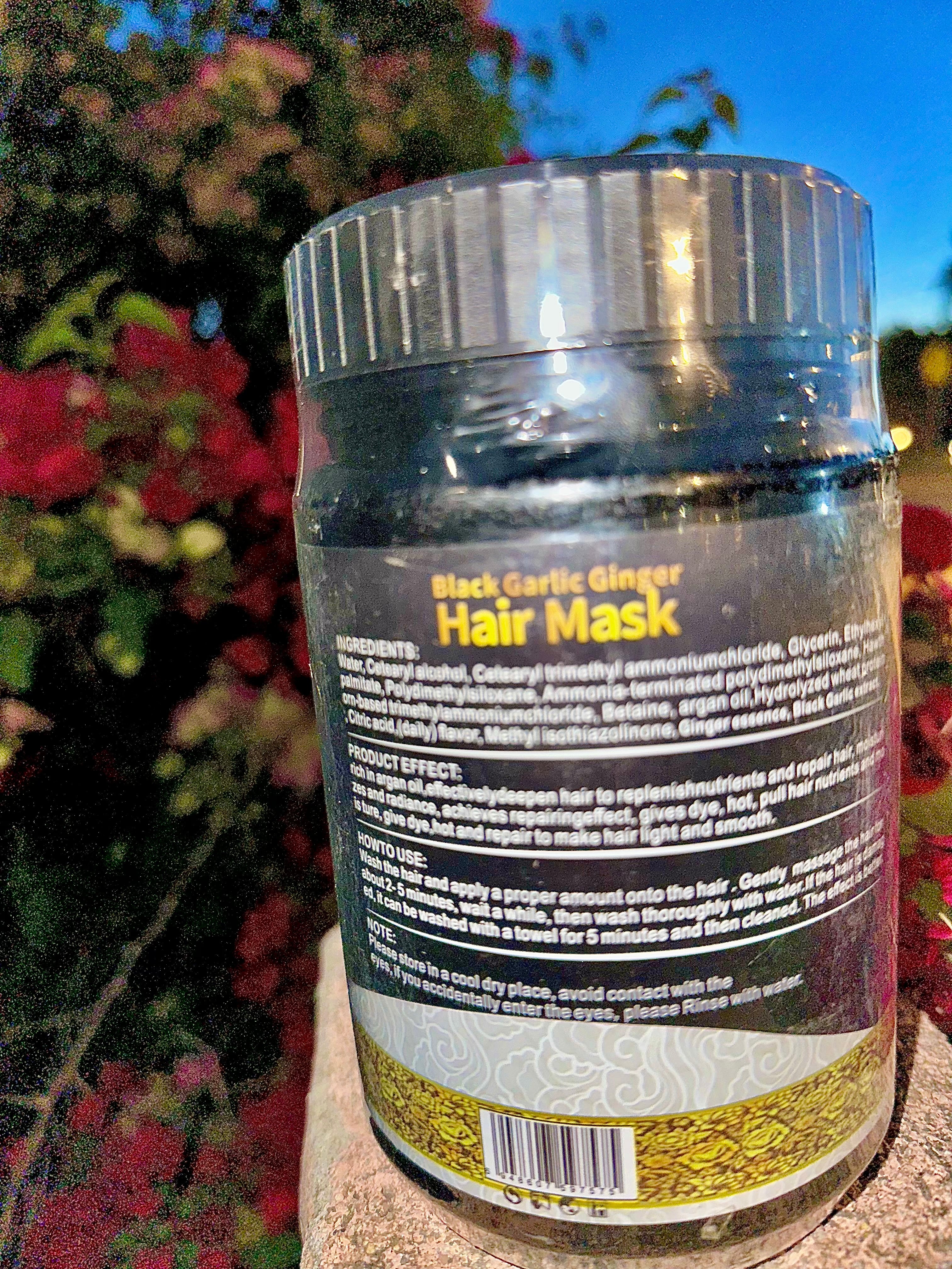 5 in 1 Black Garlic Ginger Hair Mask Keratin & Silk Protein 1,000ml