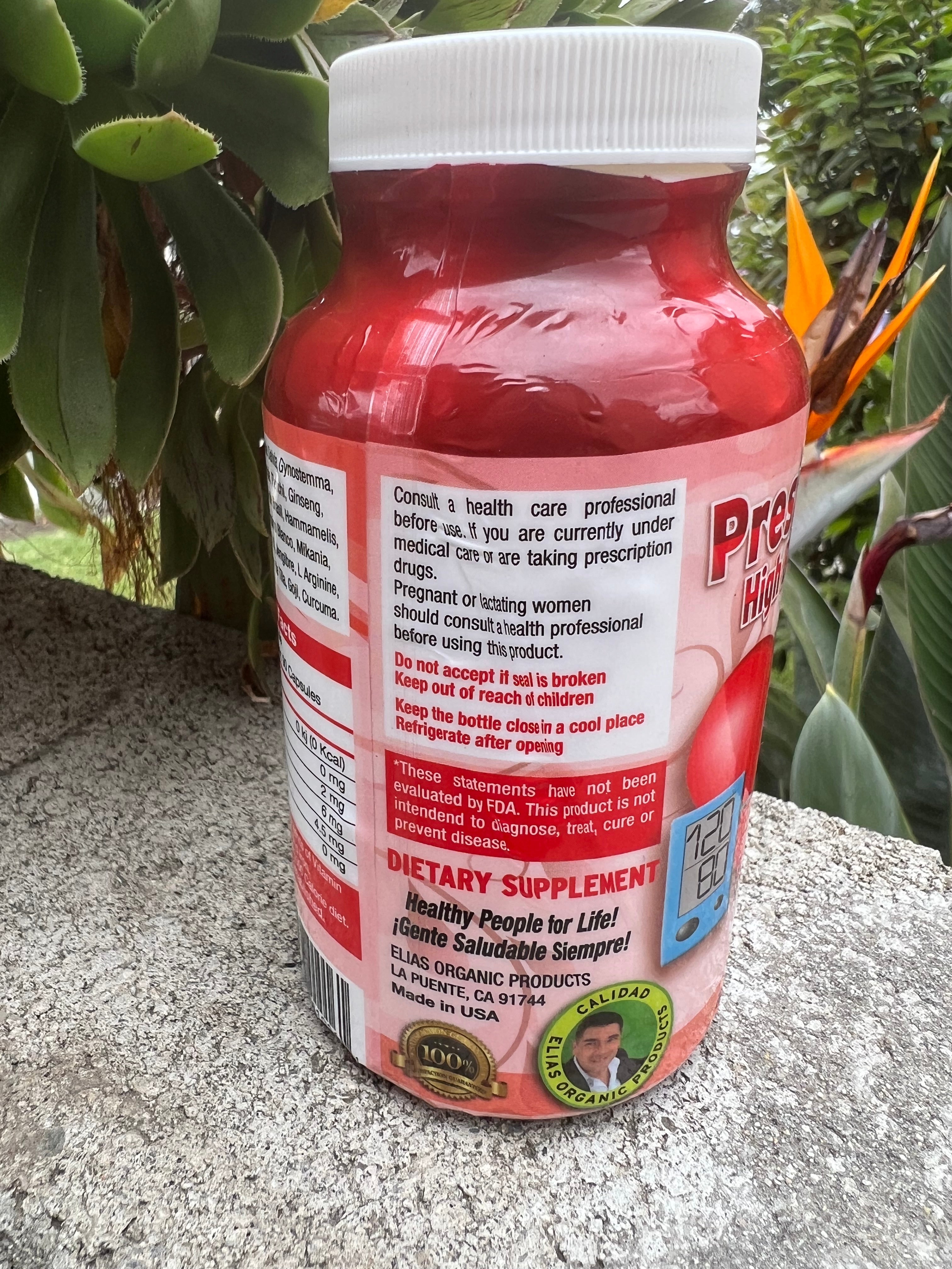Elias Organics - Precion Alta Circulatory Formula (90 Capsulas - 750mg)