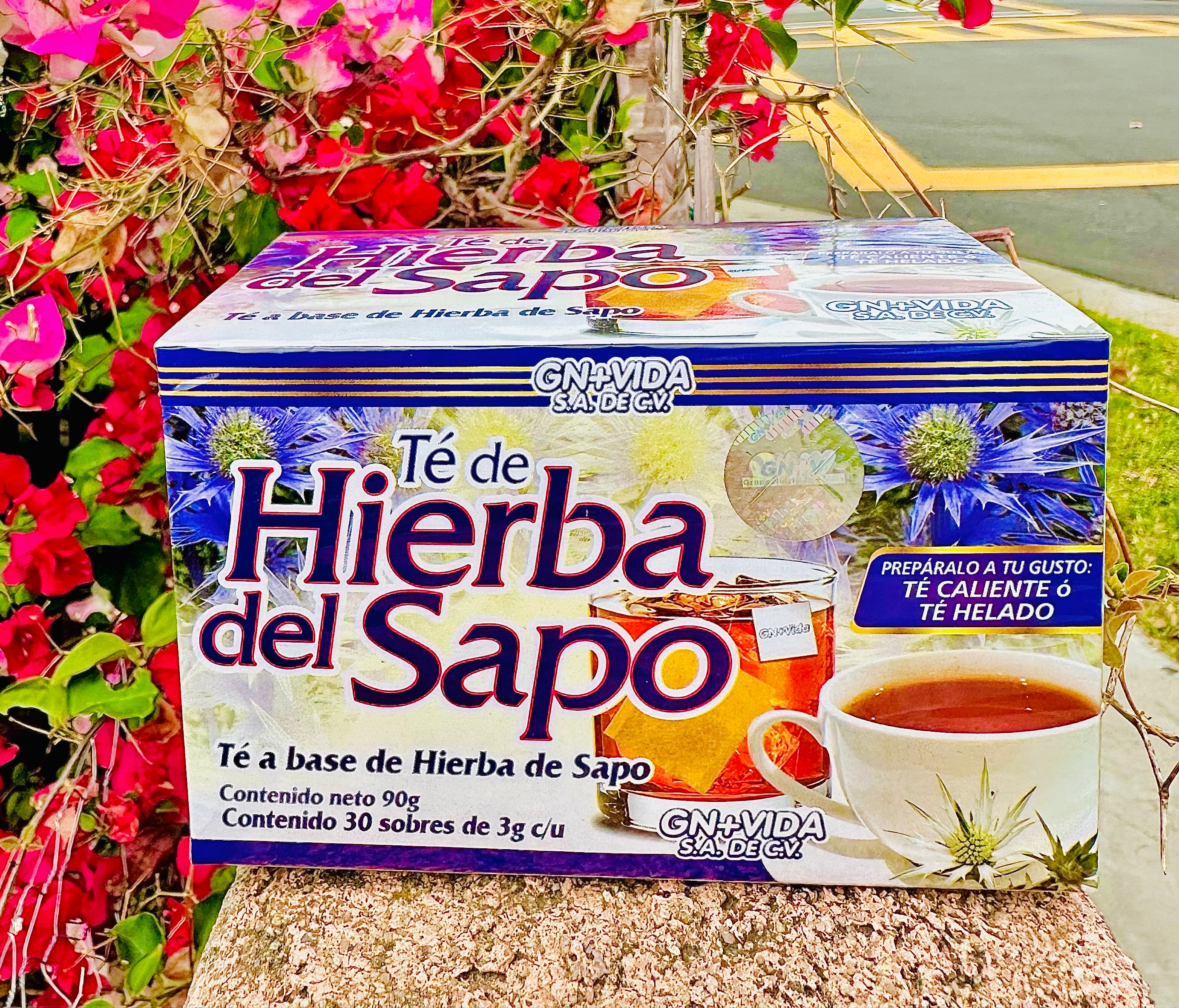 Té de Hierba del Sapo | Wright’s Eryngo Tea 30 tea bags 0.10oz each 3.17 oz (90g 30 sobres de 3G)