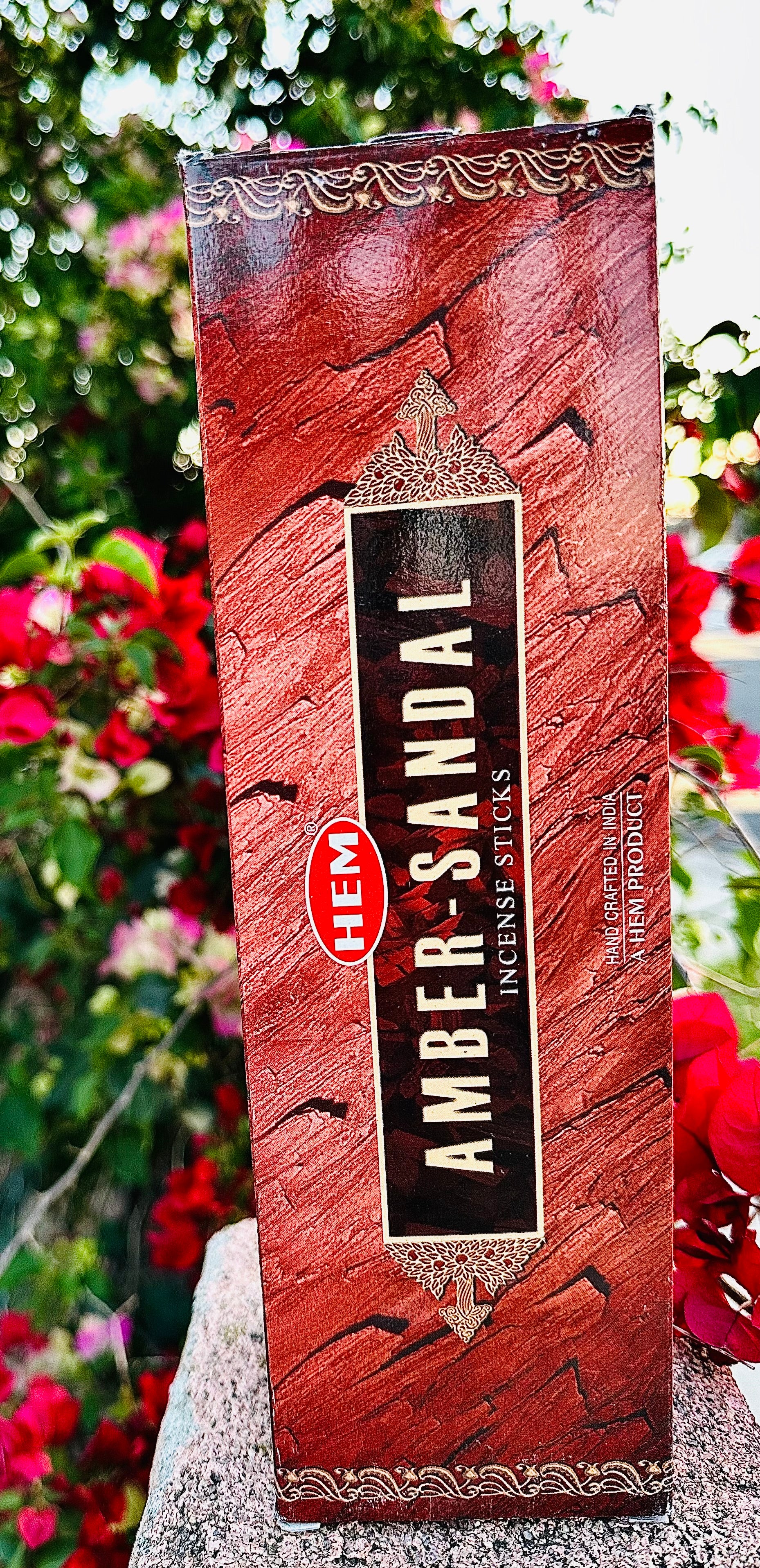 Amber-Sandal Incense (Ámbar y Sándalo Incienso) Sticks or Pack