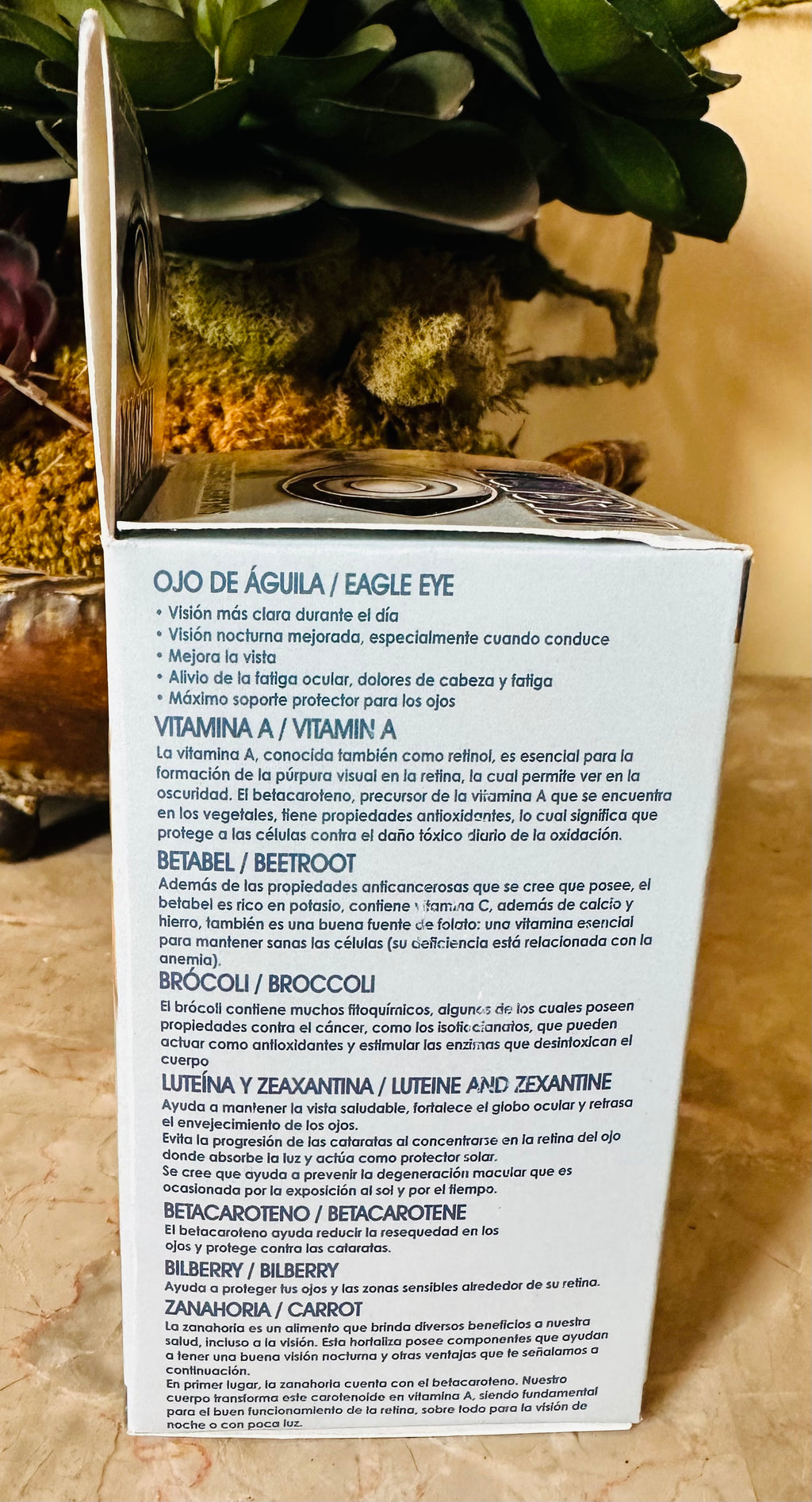 VISION 100 Tabletas de 500mg