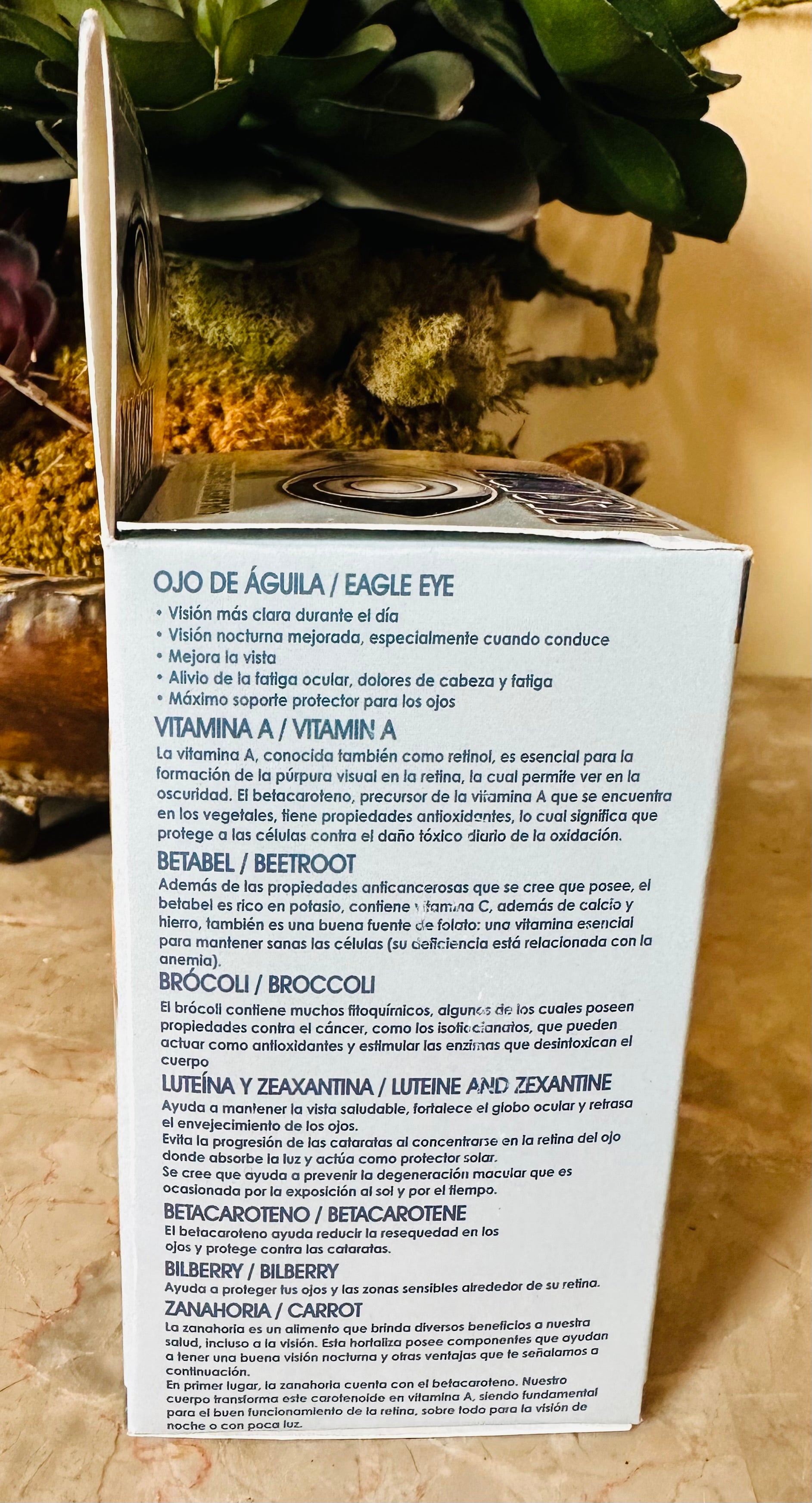 VISION 100 Tabletas de 500mg