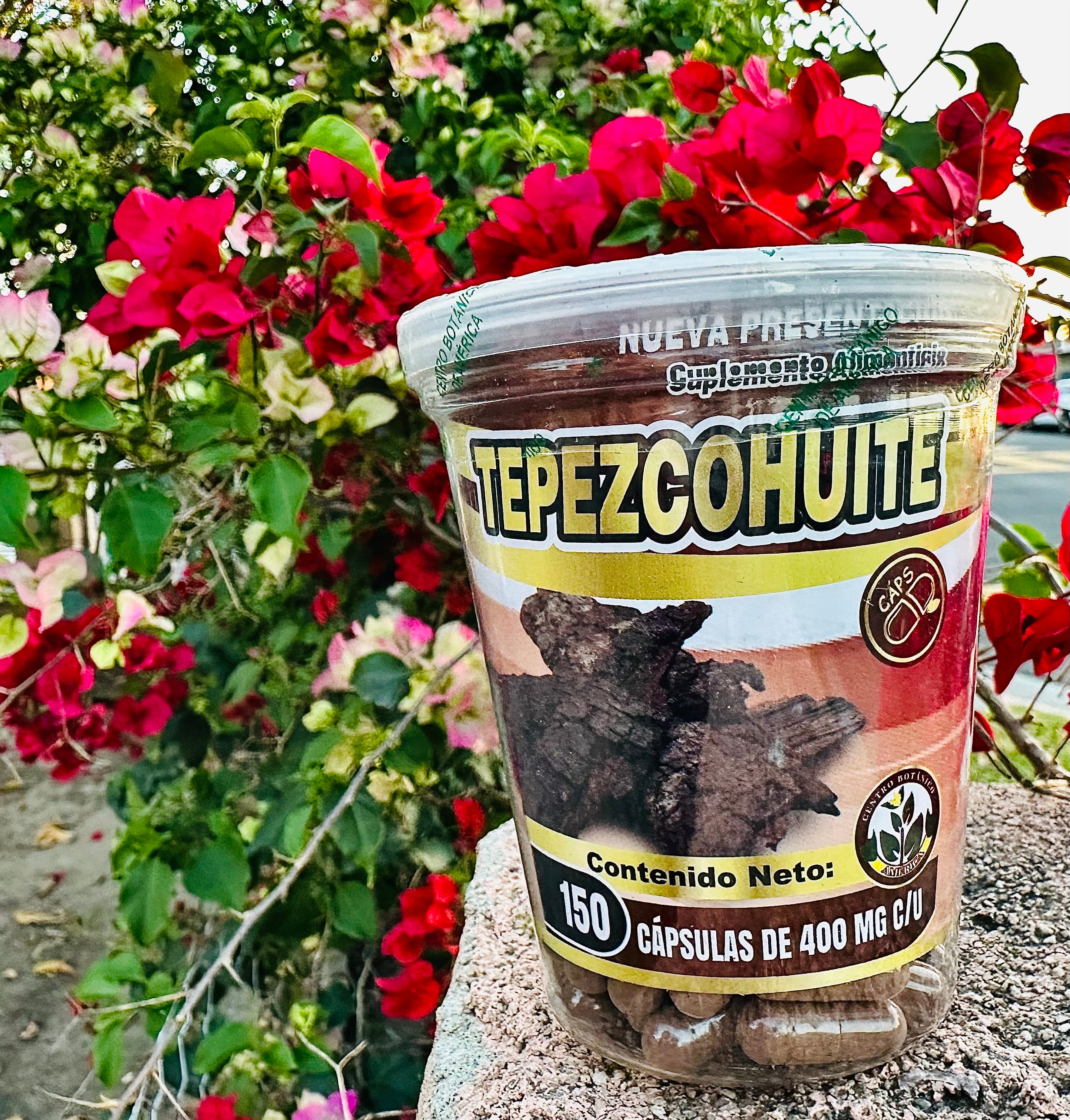Tepezcohuite 150 Cápsulas de 400mg