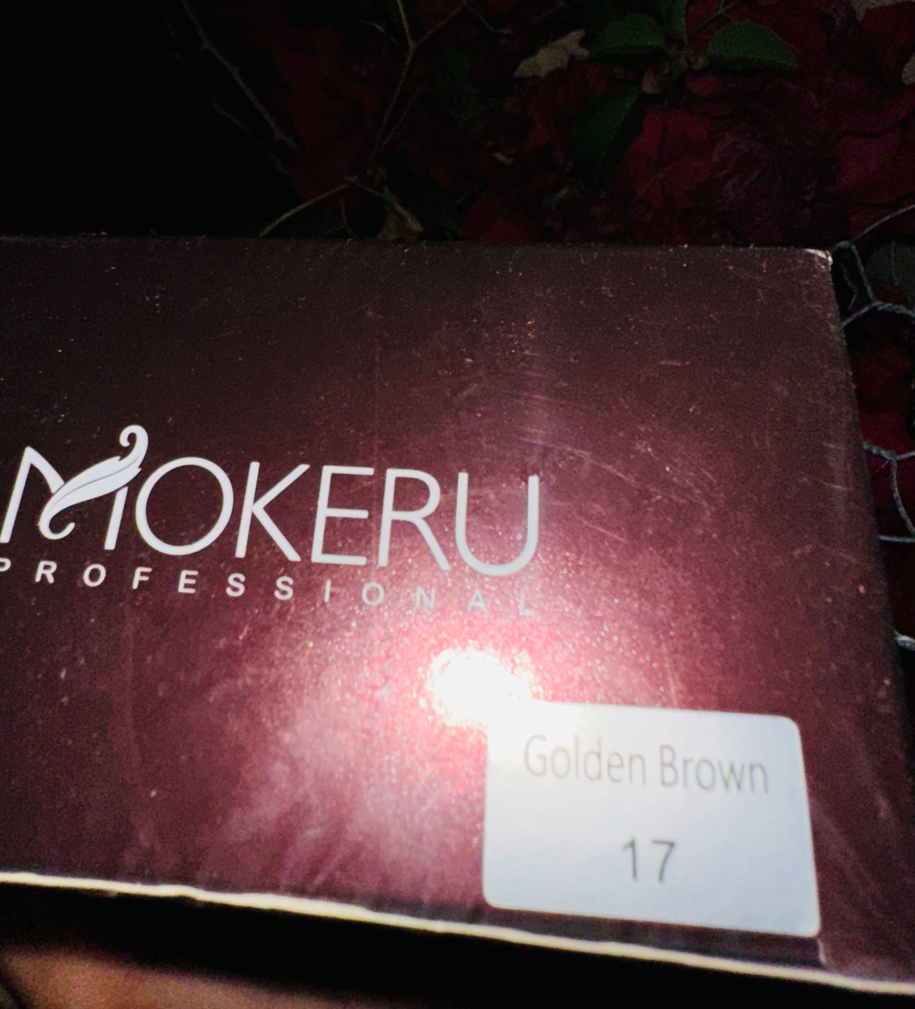 MOKERU Golden Brown 17 Color Shampoo – 3-in-1 Argan Oil Dye (500ml)