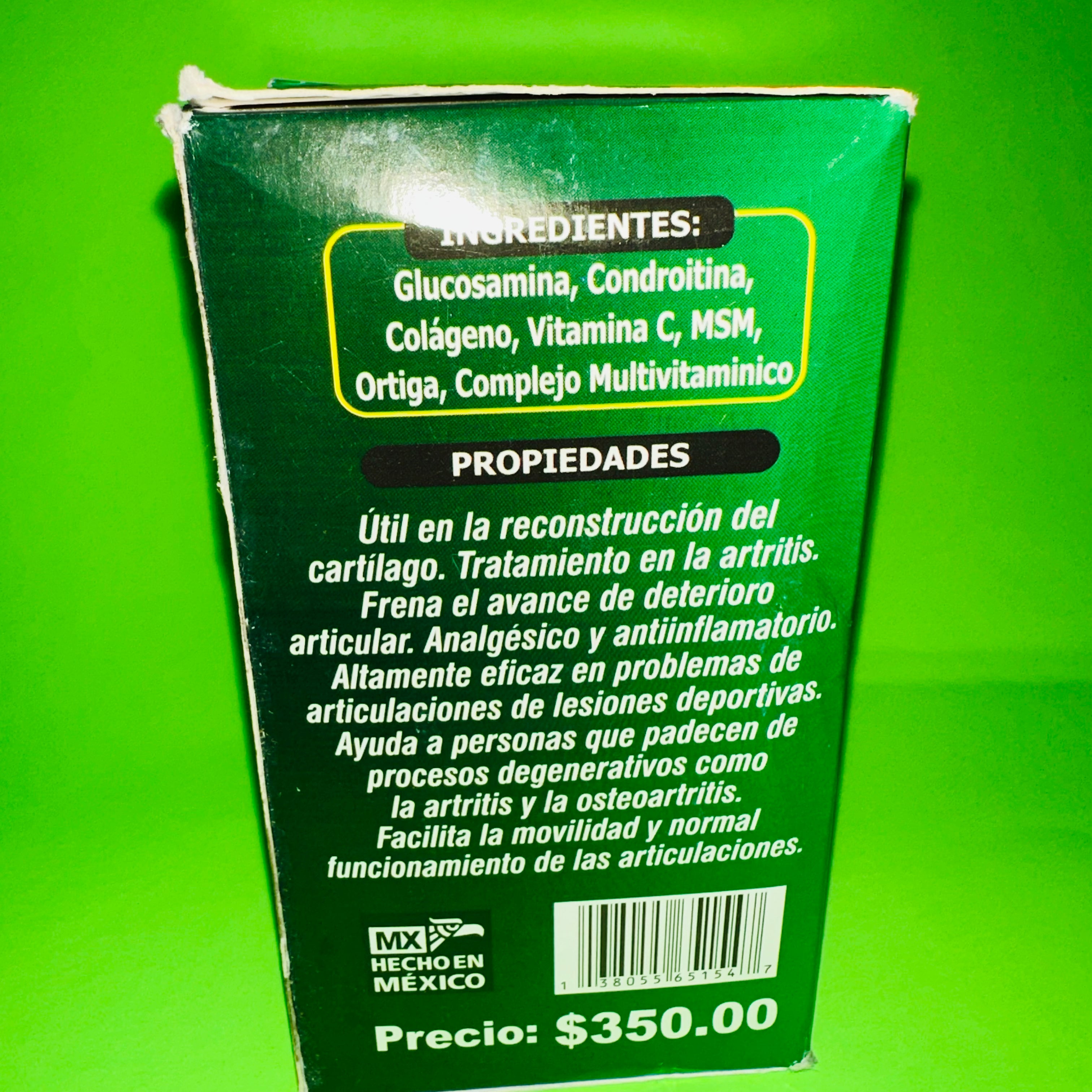 ARTRIBION 100 Tablets Reforzado con Ortiga y Complejo Multivitaminico