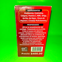 Load image into Gallery viewer, ARTRIBION COMPLEX 100 Tablets Reforzado con Ortiga, Ajo Rey, Ajo Negro, Cloruro de Magnesio y Complejo Multivitaminico
