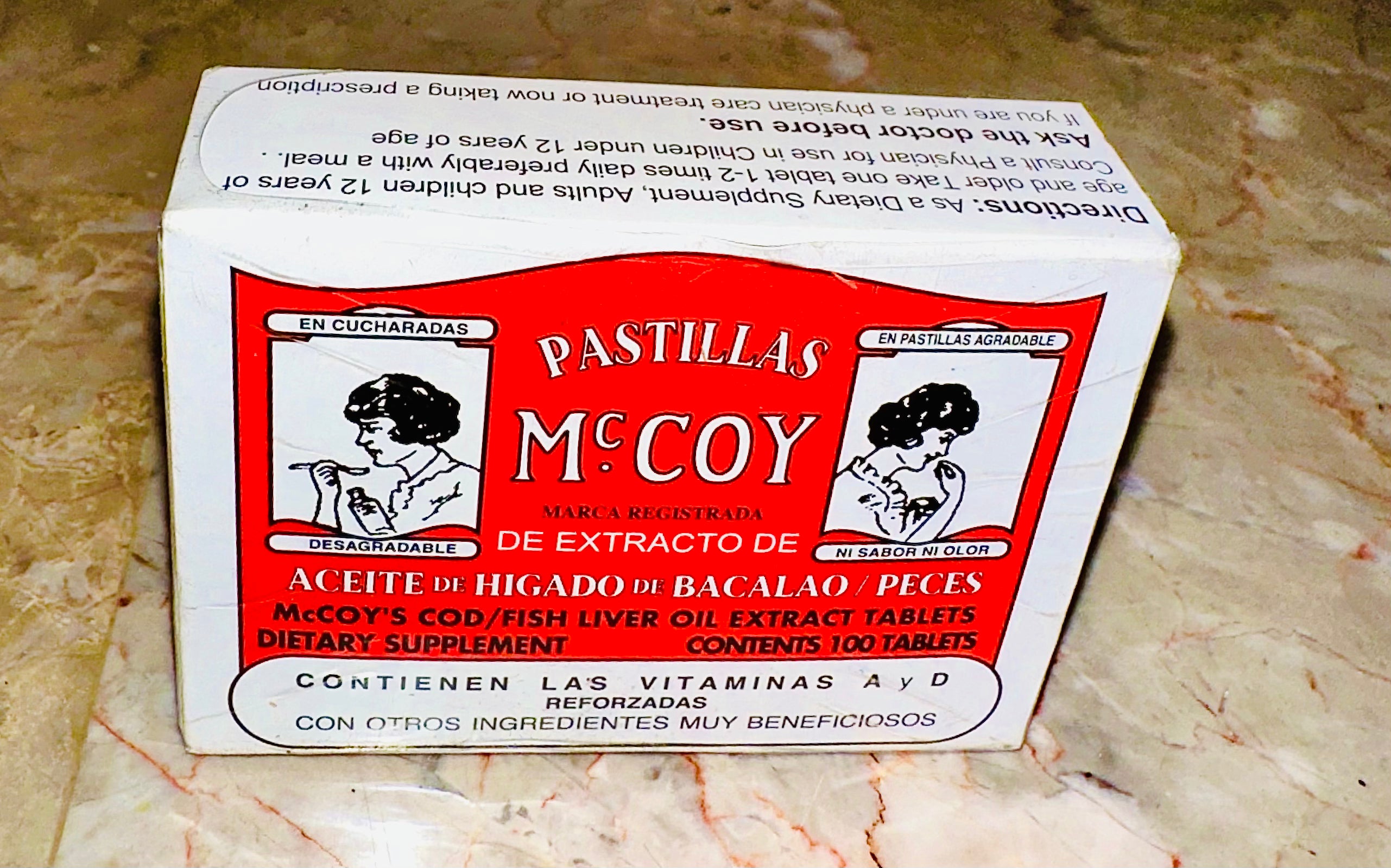 Pastillas McCOY 100 tablets