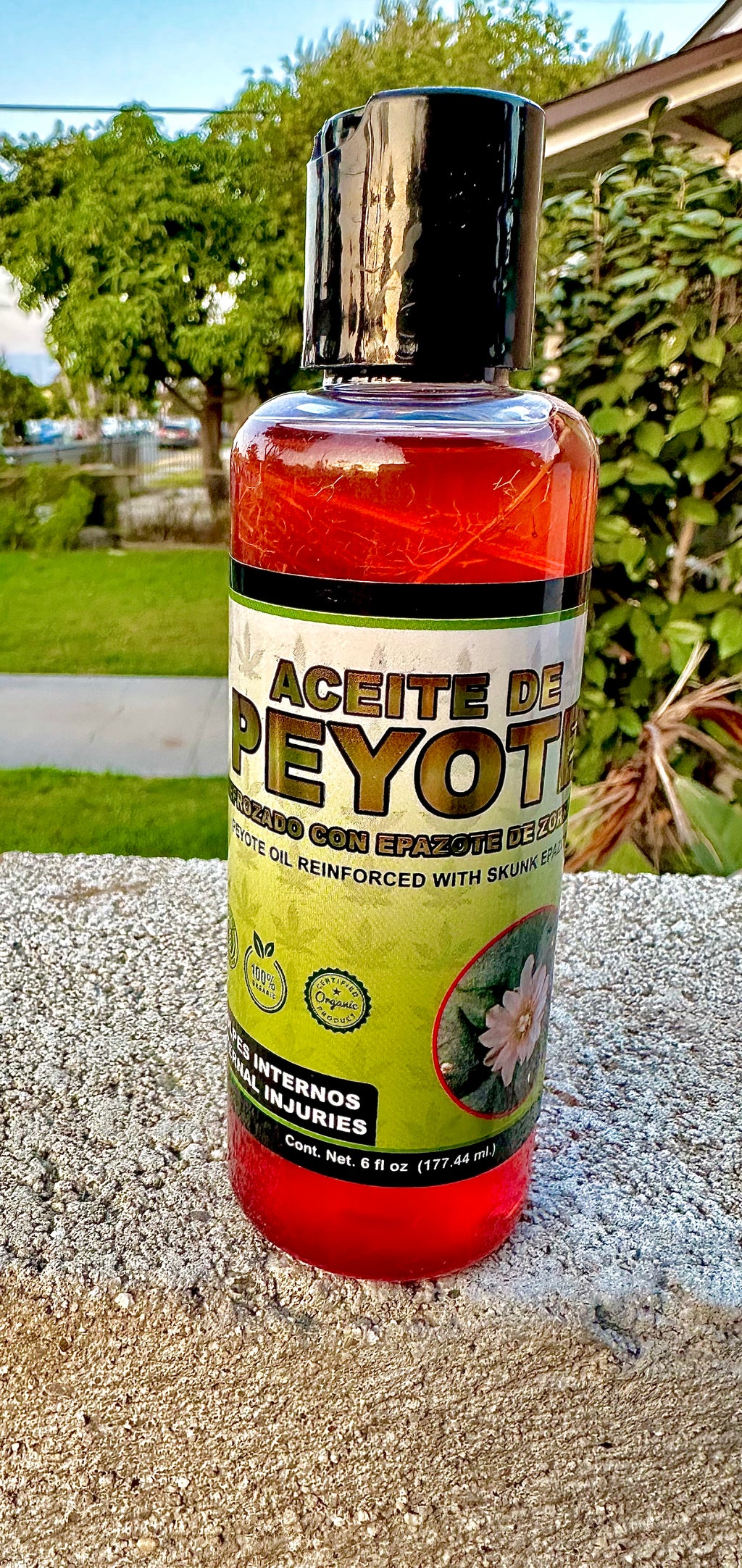 Aceite de Peyote 6 FL OZ External Use