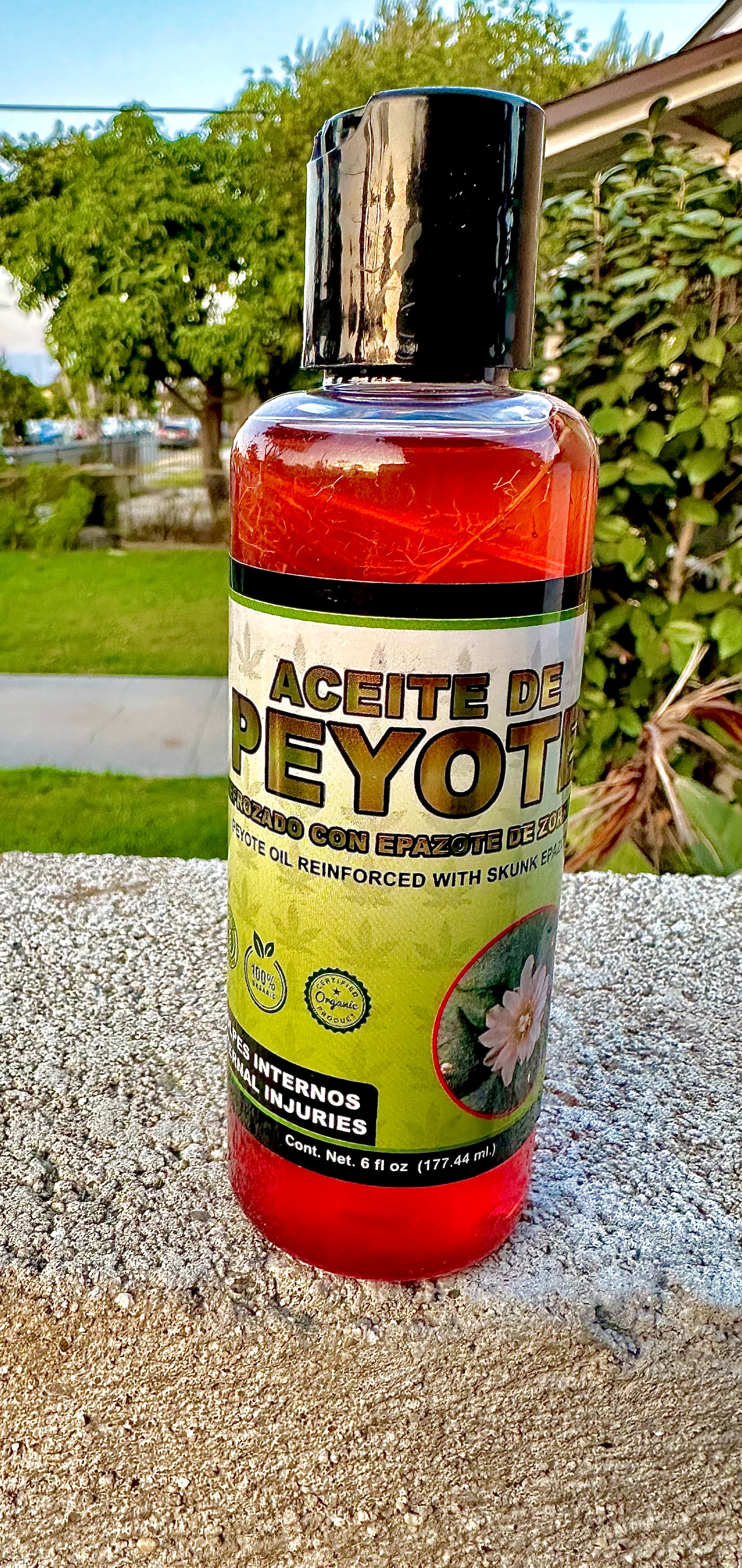 Aceite de Peyote 6 FL OZ External Use