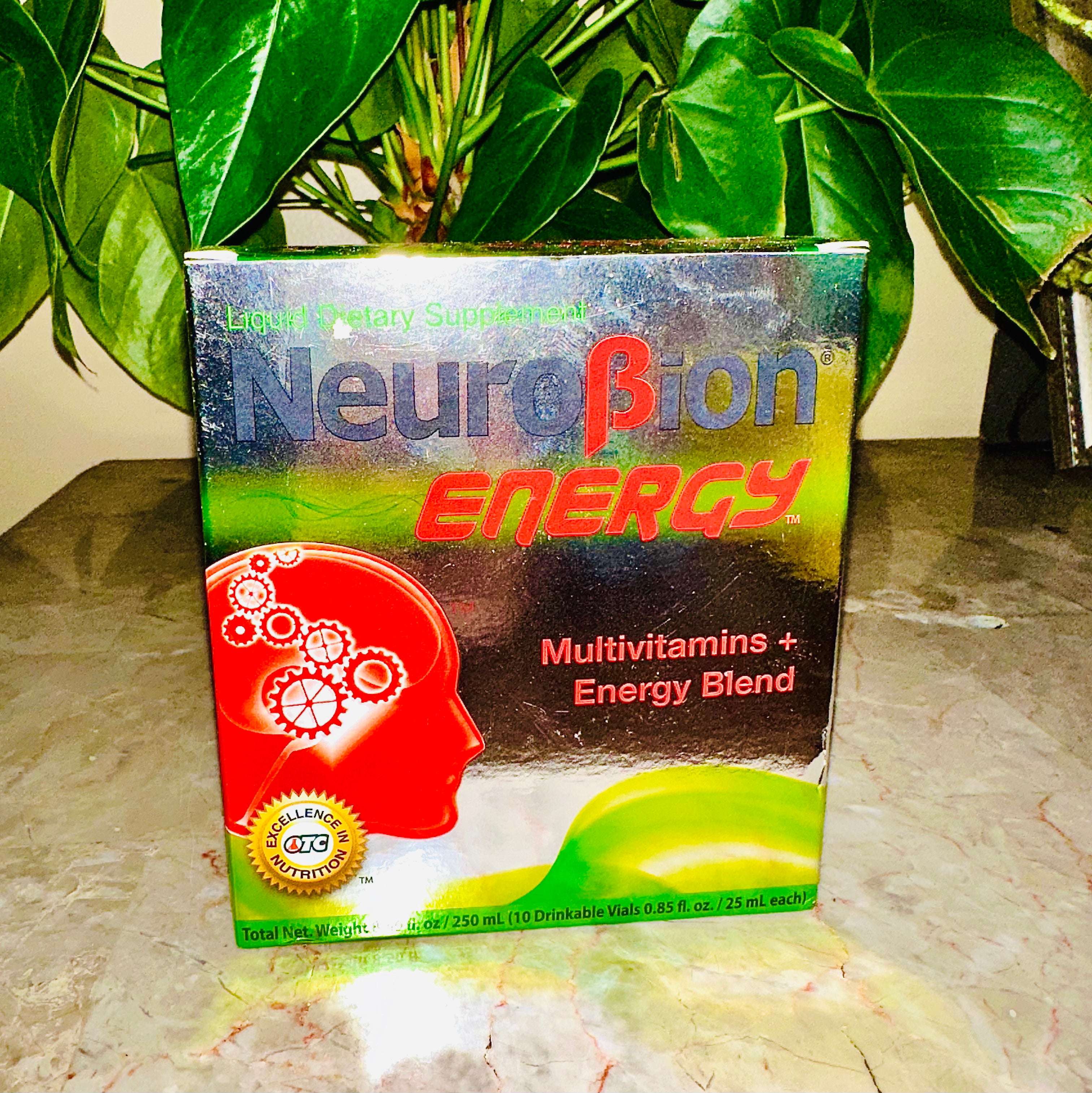 NeuroBion Energy Multivitamins + Energy Blend 10 Drinkable Vials
