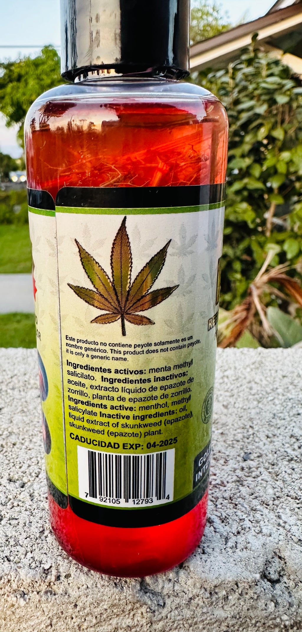 Aceite de Peyote 6 FL OZ External Use