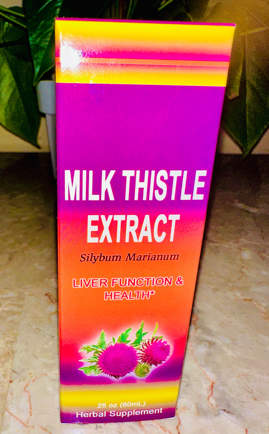 Milk Thistle Extract 2 Fl Oz Liver Function & Health