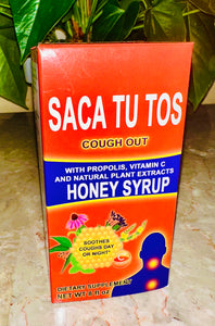 SACA TU TOS Cough Out Honey Syrup 8 fl oz