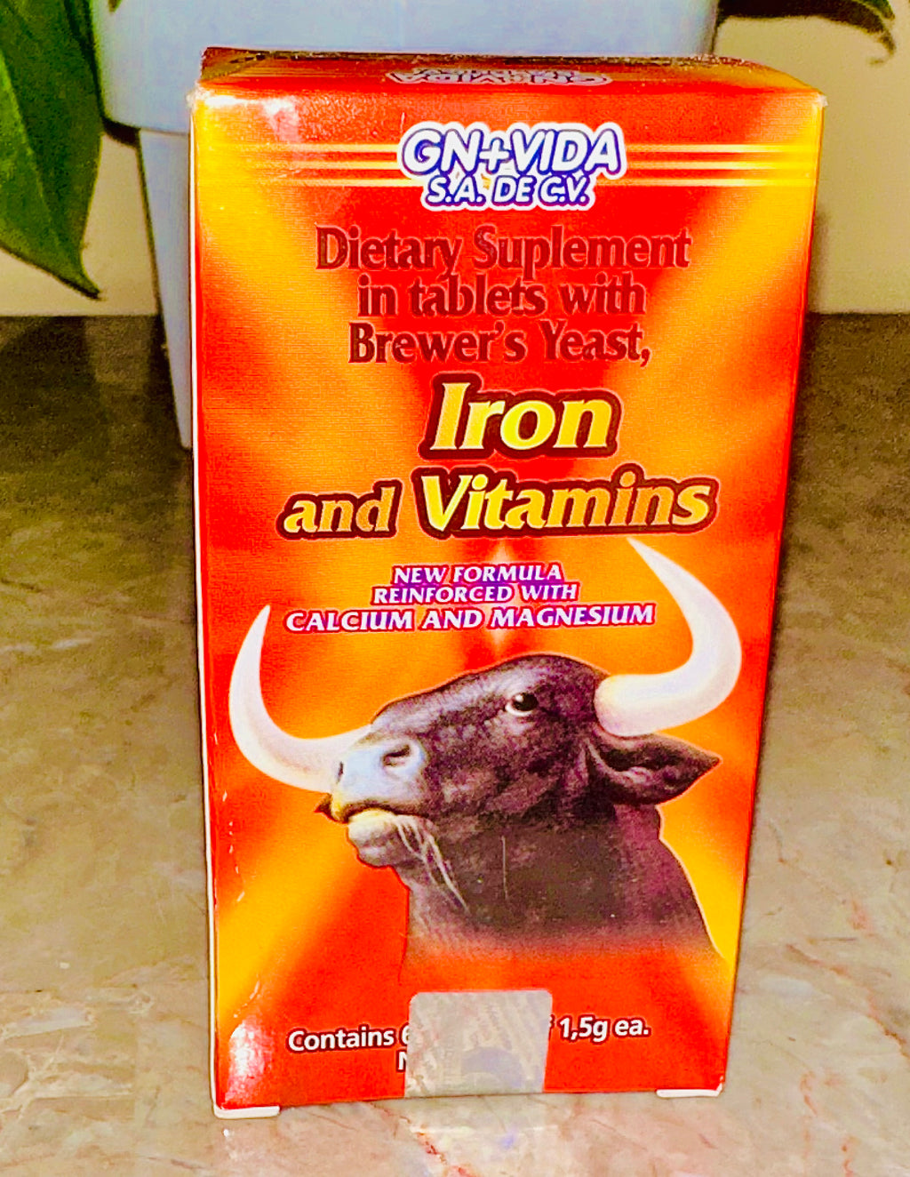 Hierro y Vitaminas Iron and Vitamins 60 tablets